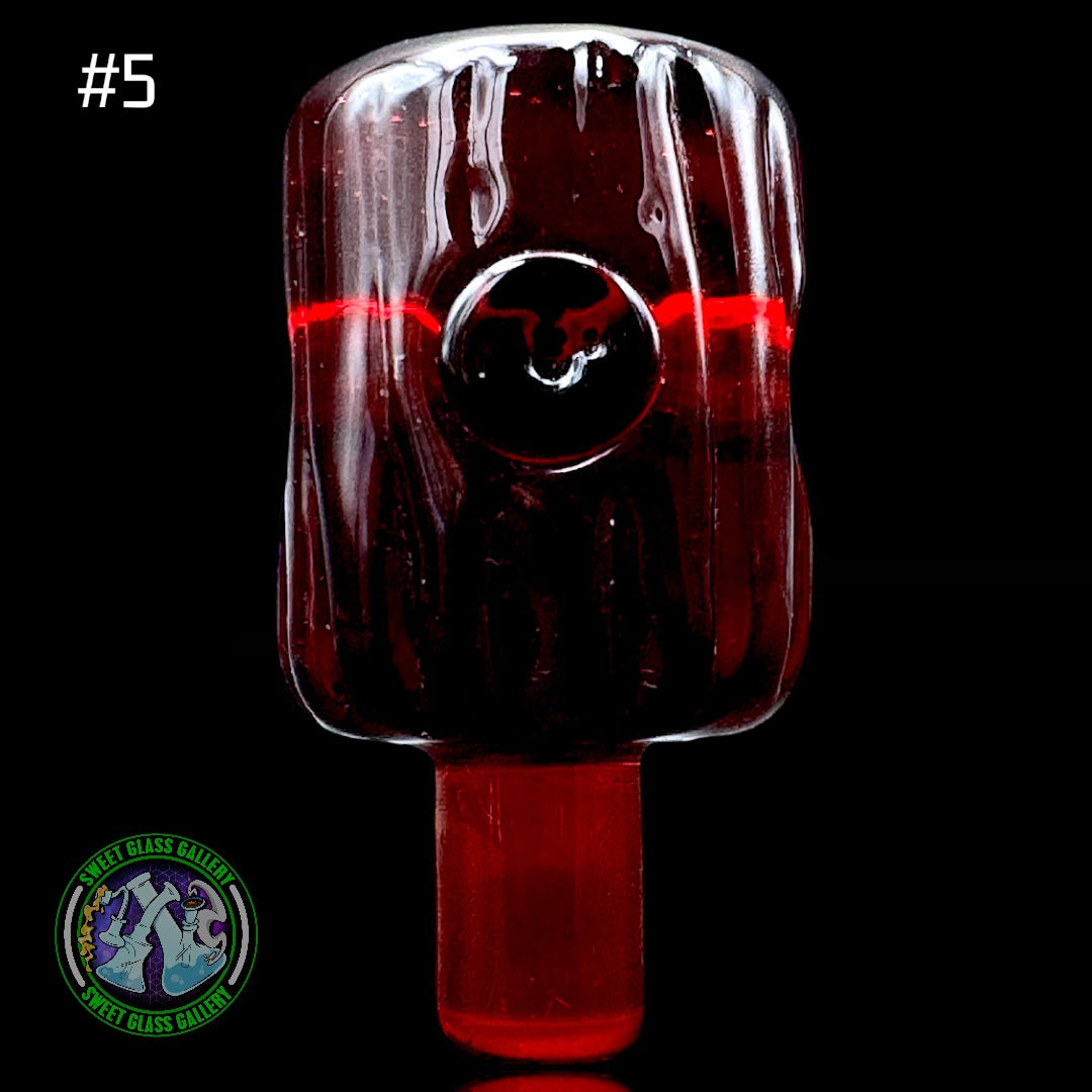 Preview pic of Rone Glass - Pendant #5 - Spray Tip (Pomegranate)