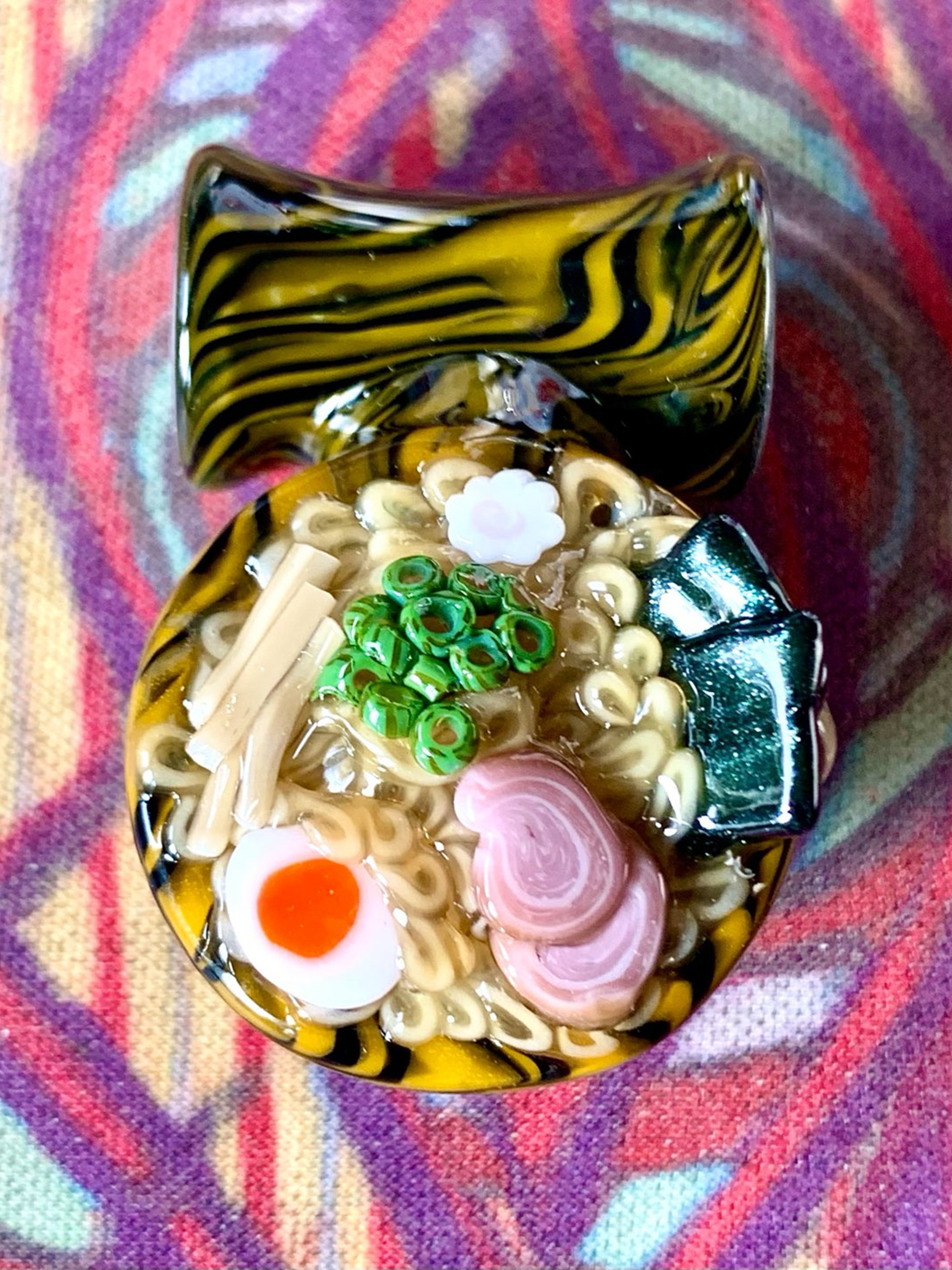 Preview pic of Dojo Glass Ramen Bowl Pendant **Black Friday Deal**