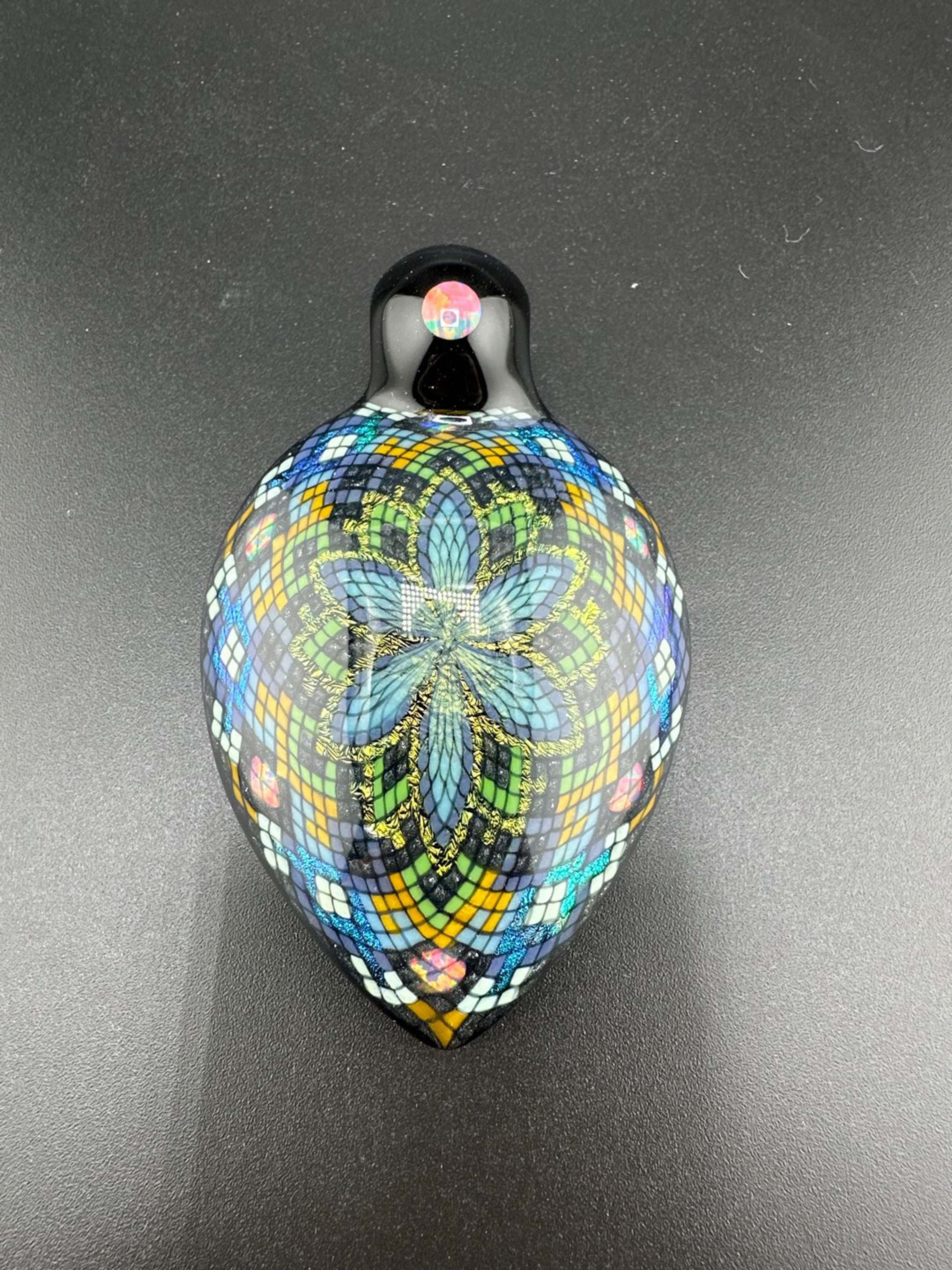 Preview pic of Vogel Glass Filla Pendant w/ 6 Opals