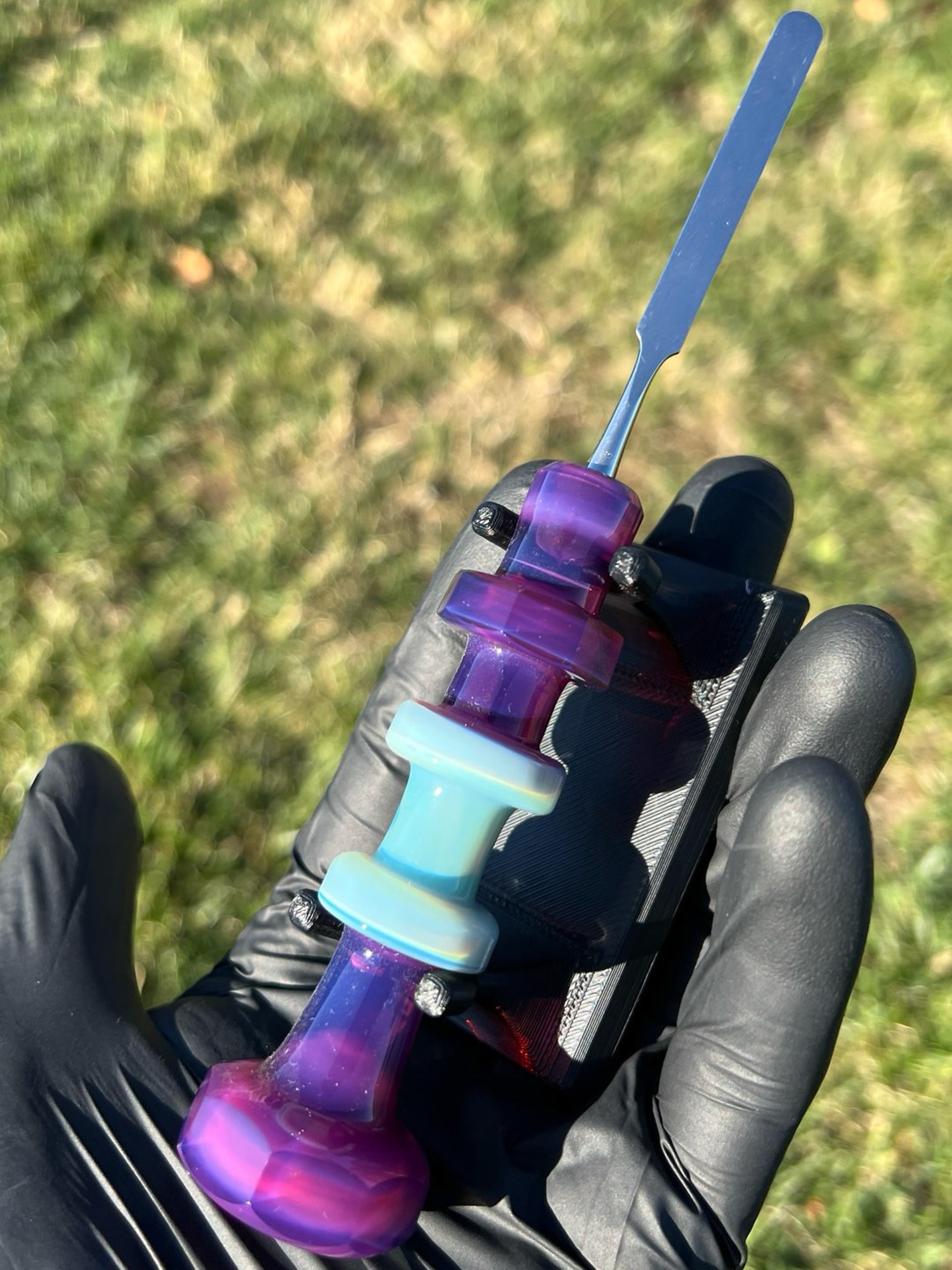 Preview pic of Joda Glass Faceted Royal Jelly Titan SS Dabber