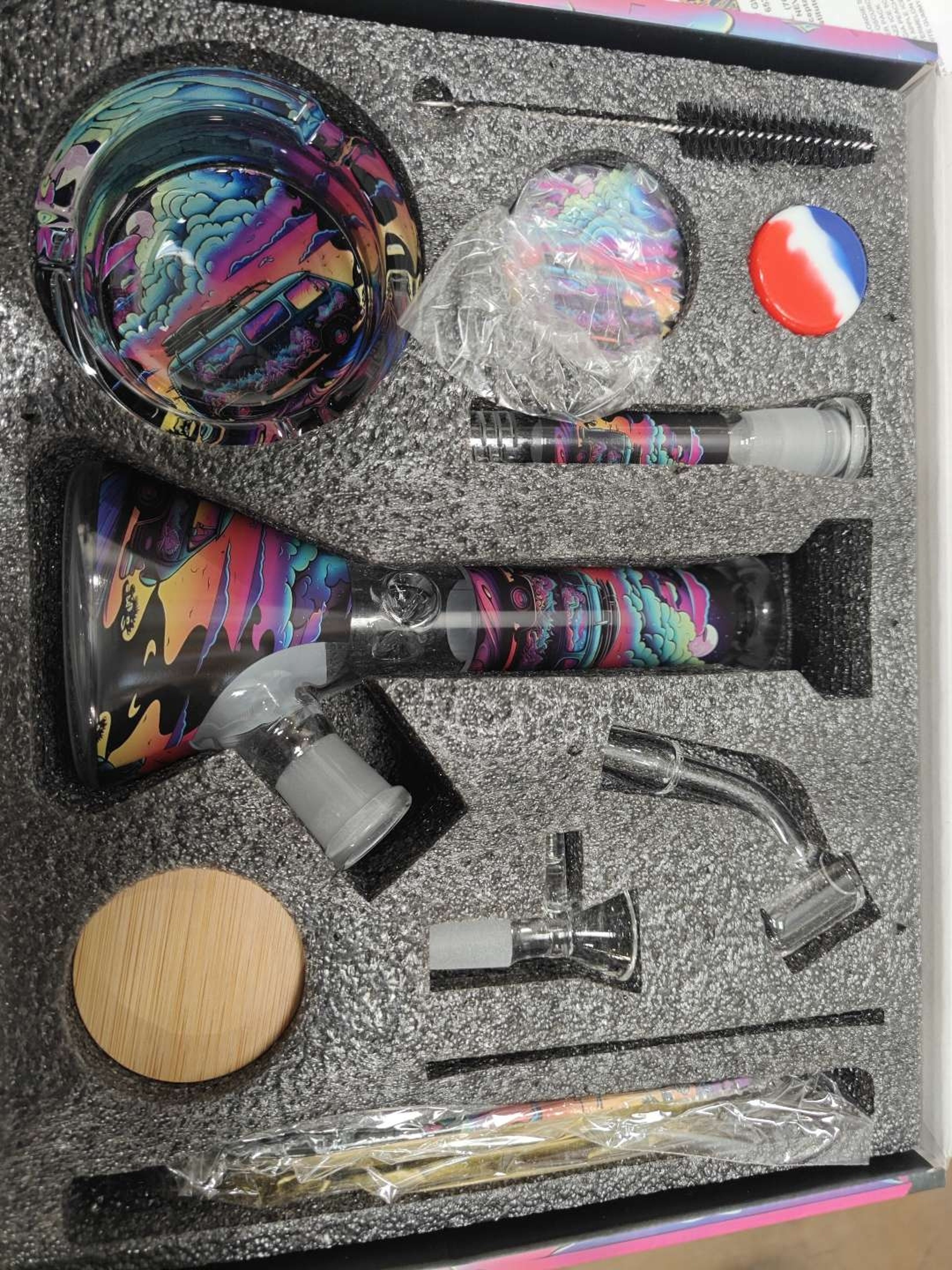 Preview pic of 8 piece set for flower and wax.