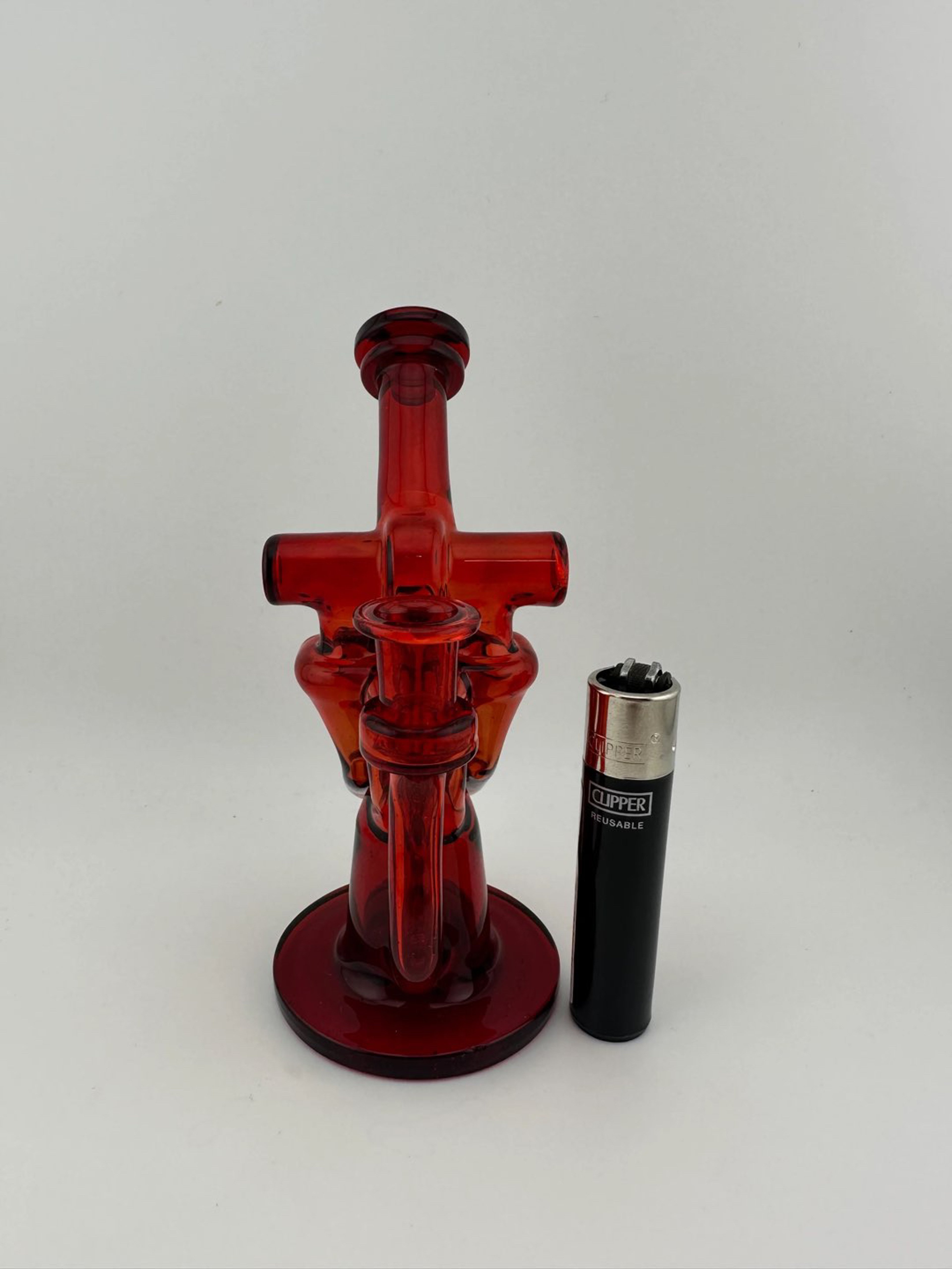 Preview pic of Domer Glass Mini Double Dumper Recycler
