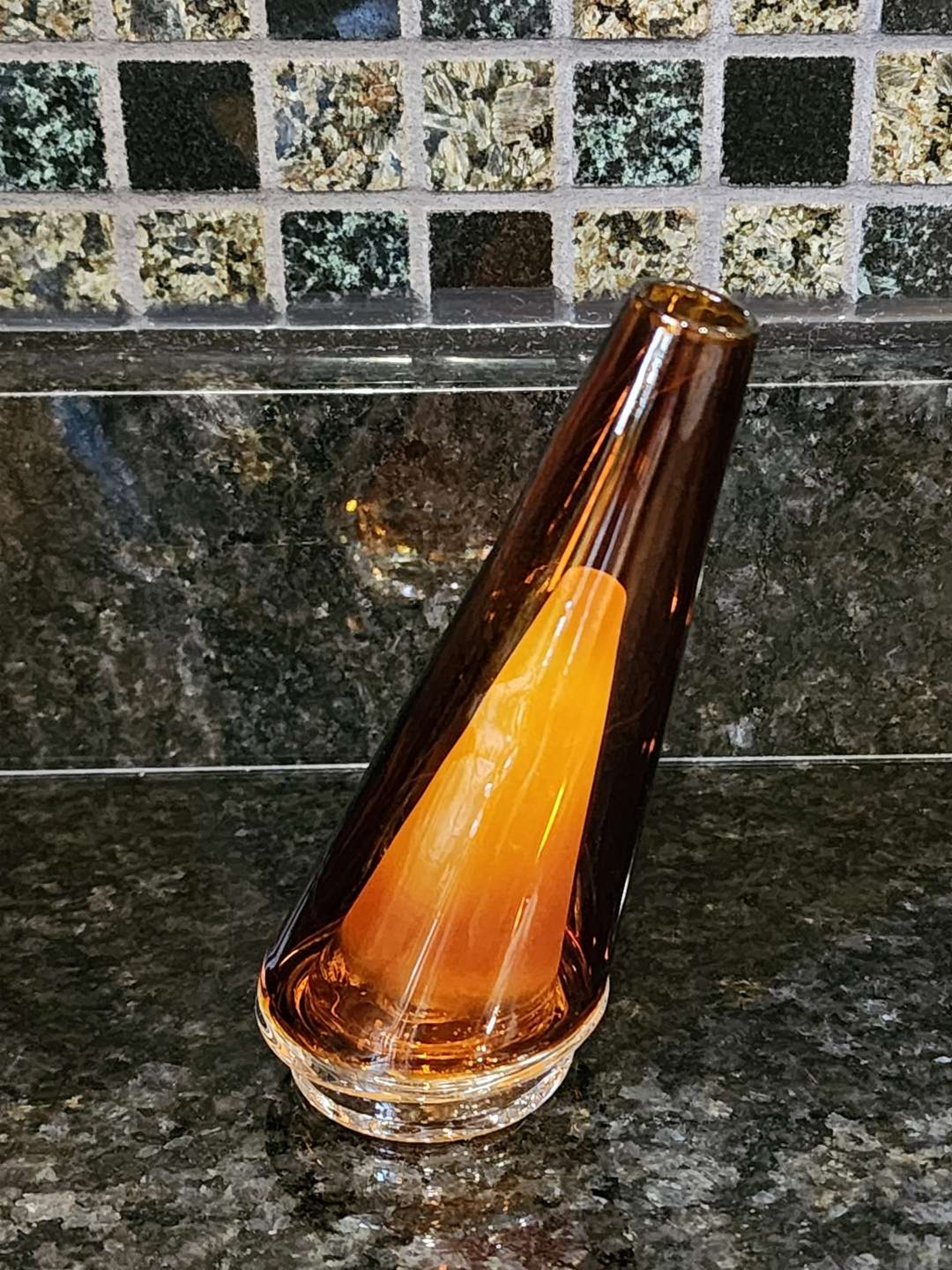 Preview pic of PUFFCO compatible replacement glass top - Burnt Orange