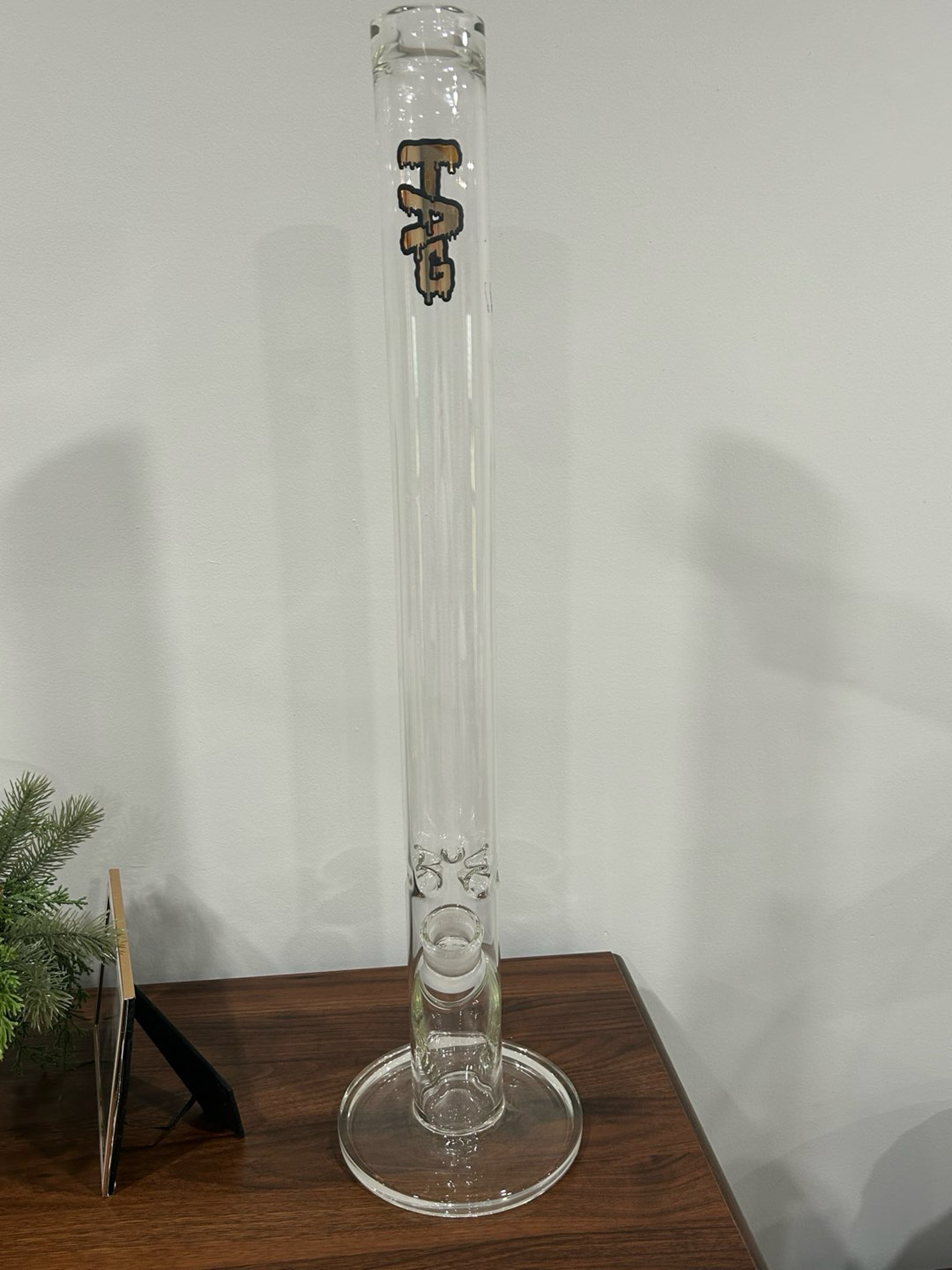 Preview pic of TAG - 30" Straight Tube Bong 80x7MM - 28/18MM Downs