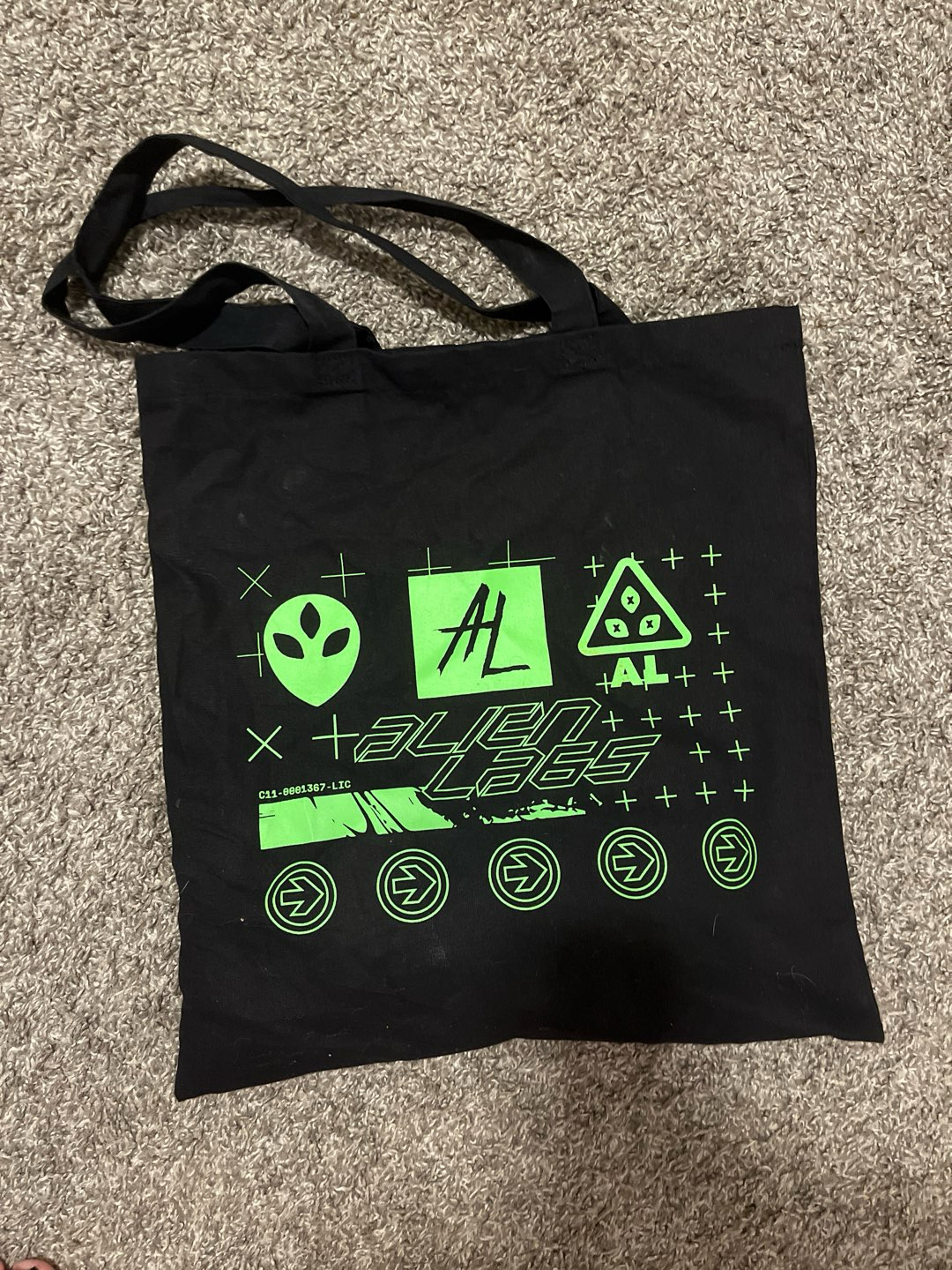 alien labs tote bag image 0