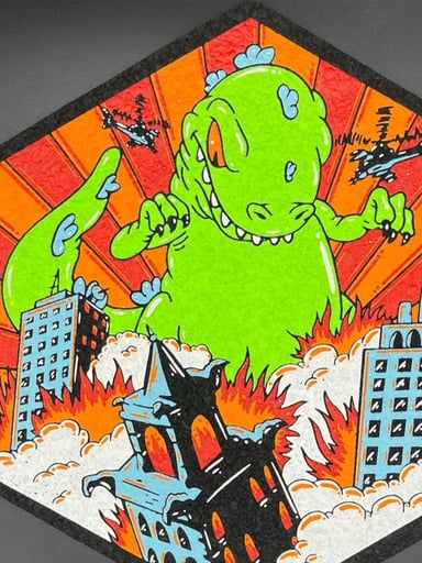 Preview pic of Dark Mountain Cult Green Reptar Moodmat