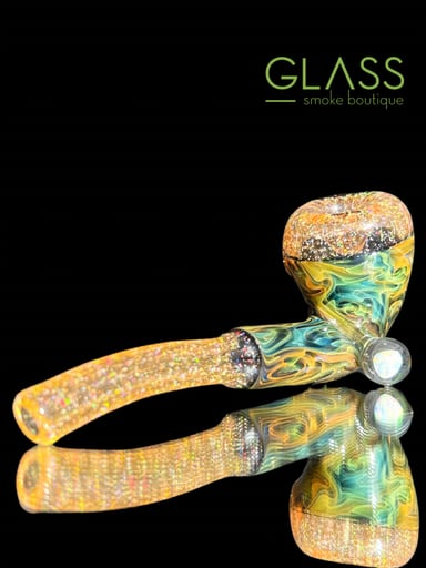 Preview pic of Crushed Opal Cob Style Sherlock by Jakers Glass