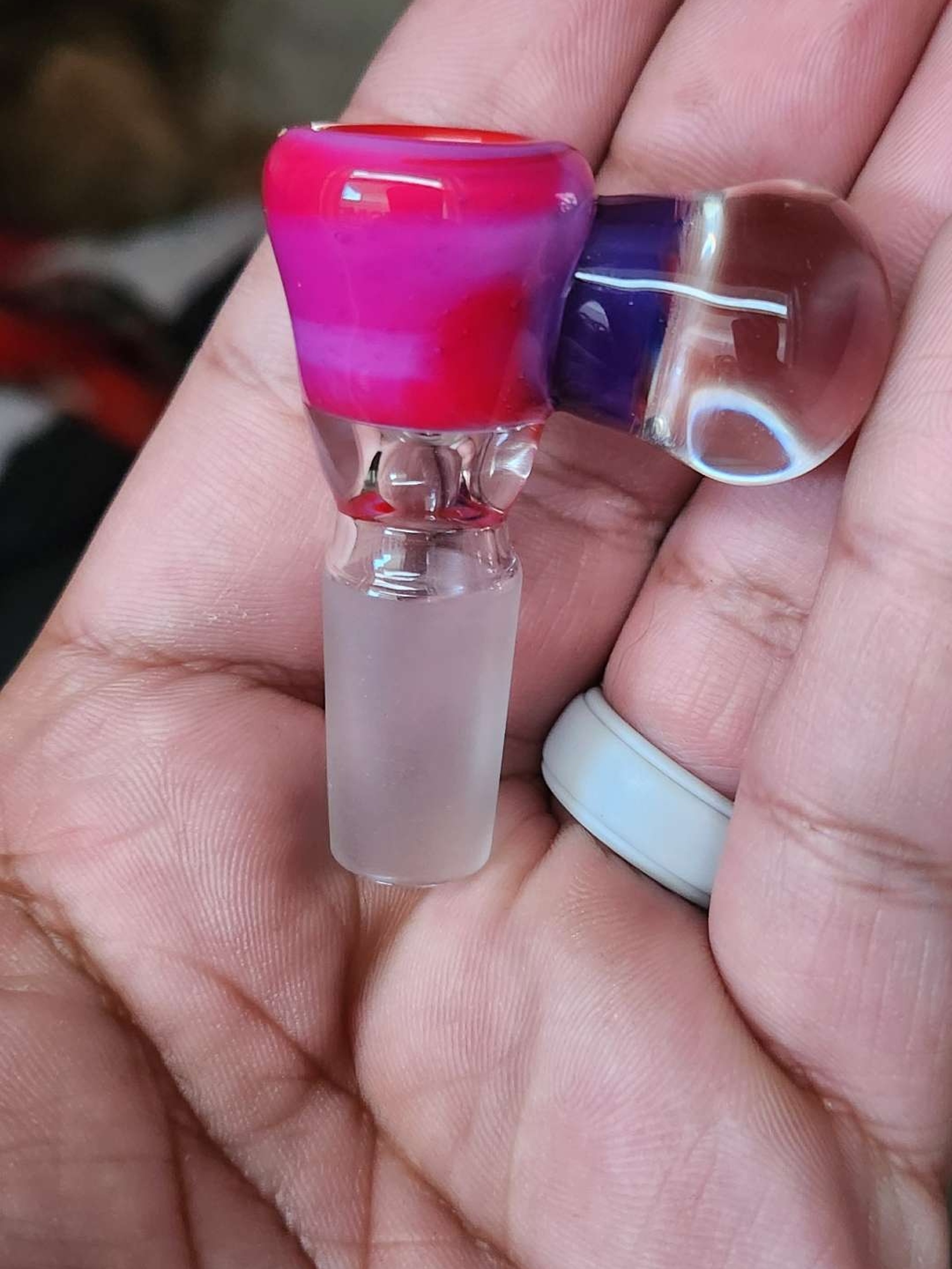 Preview pic of Poppy over pink slyme slide