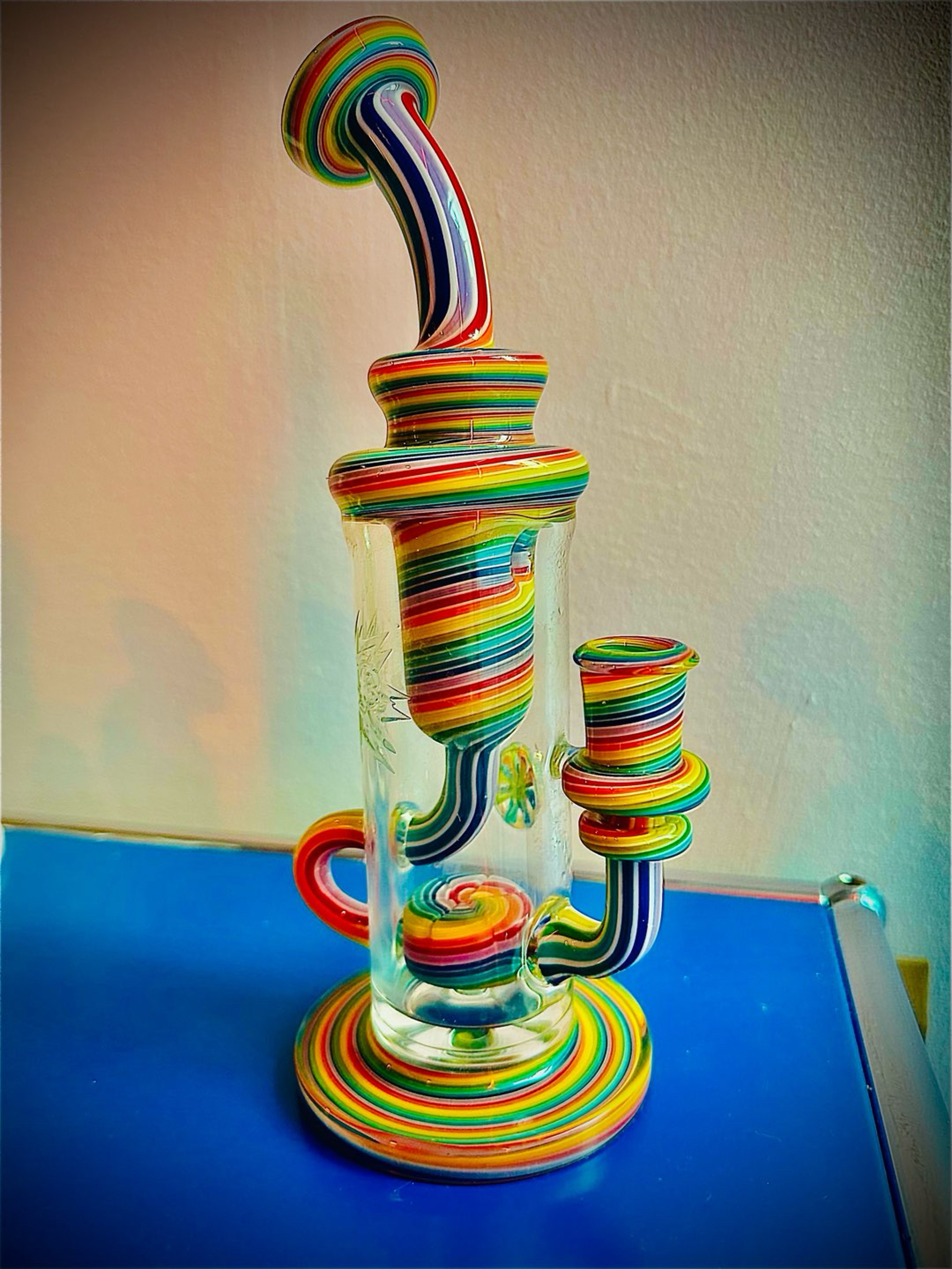 Preview pic of PAG (Phat Ass Glass) Rainbow Recycler