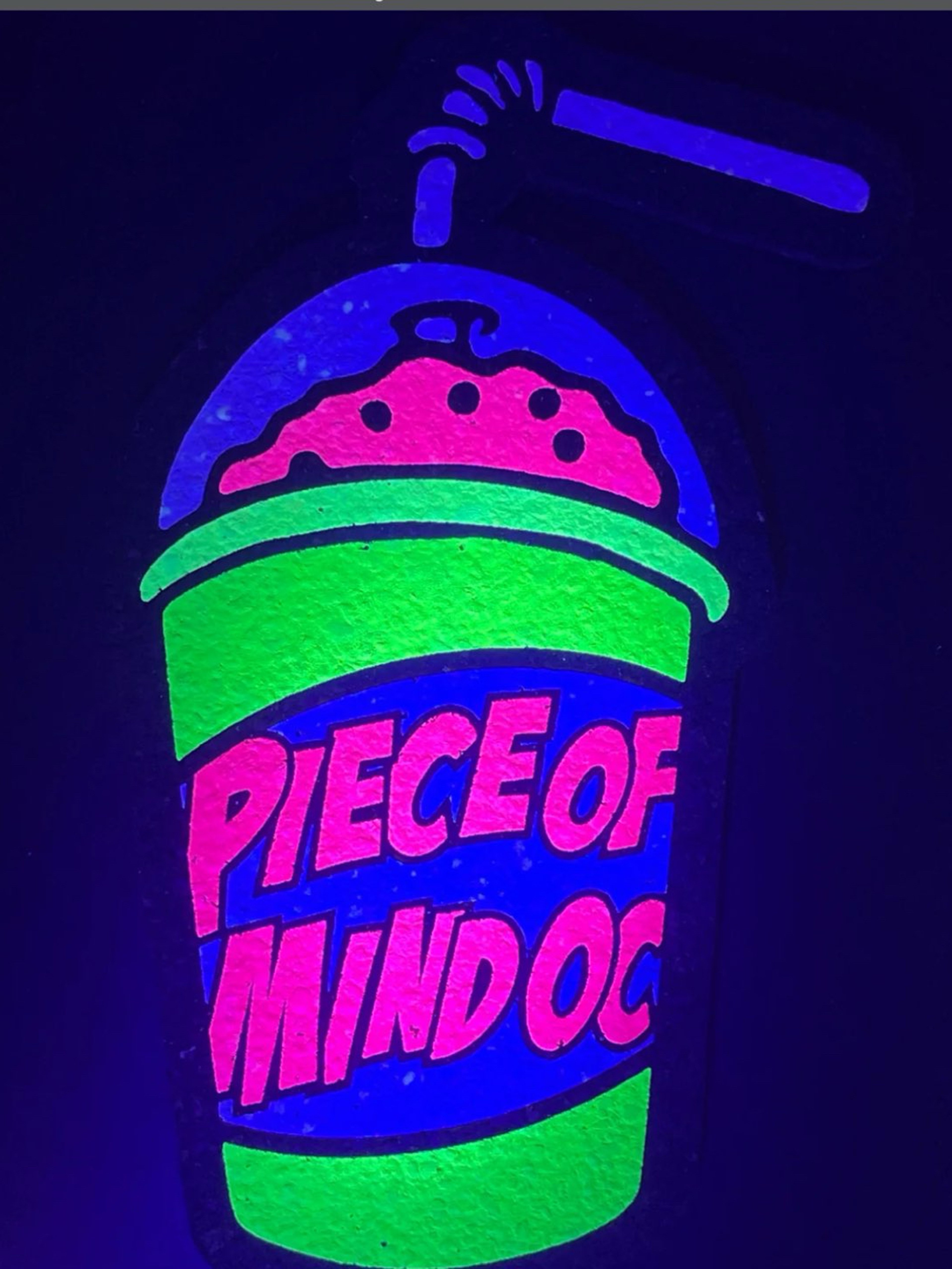 Preview pic of Piece Of Mind x Danger Visual Slushee Cup Moodmat