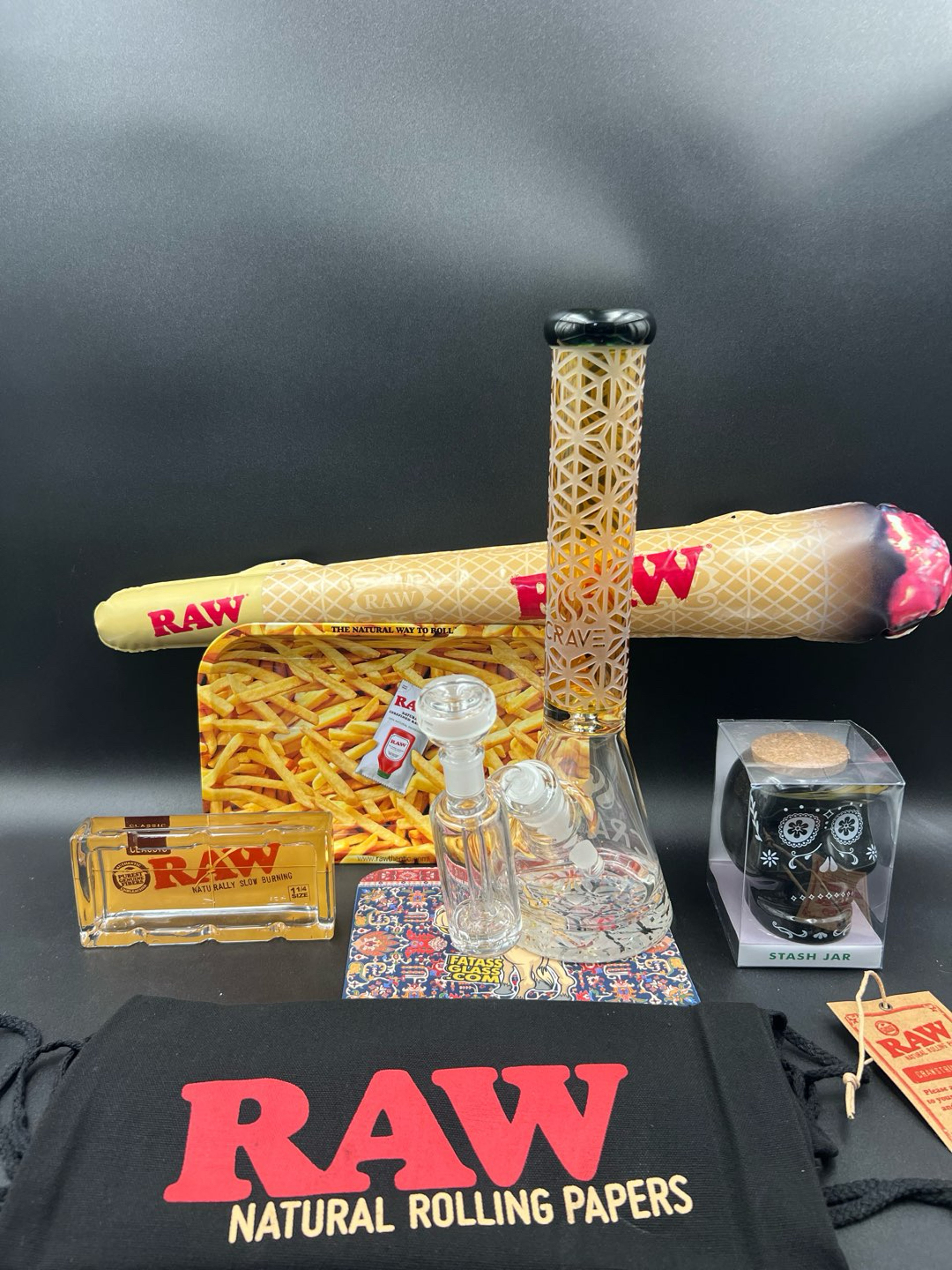 Preview pic of Crave Glass x RAW Bundle Set