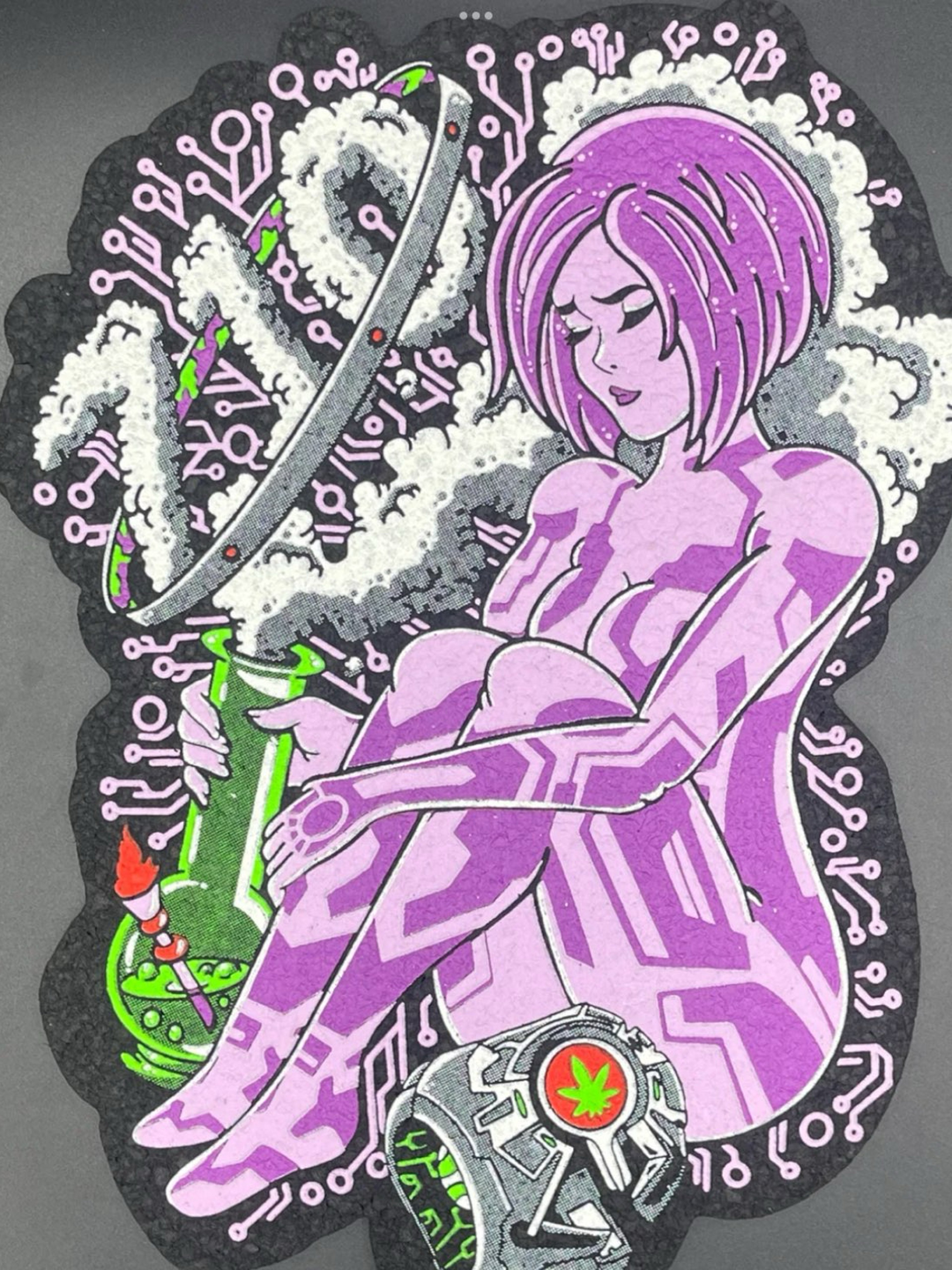 Preview pic of Dark Mountain Cult X Pooper Trooper Pinz 710 Purple Cortana Moodmat
