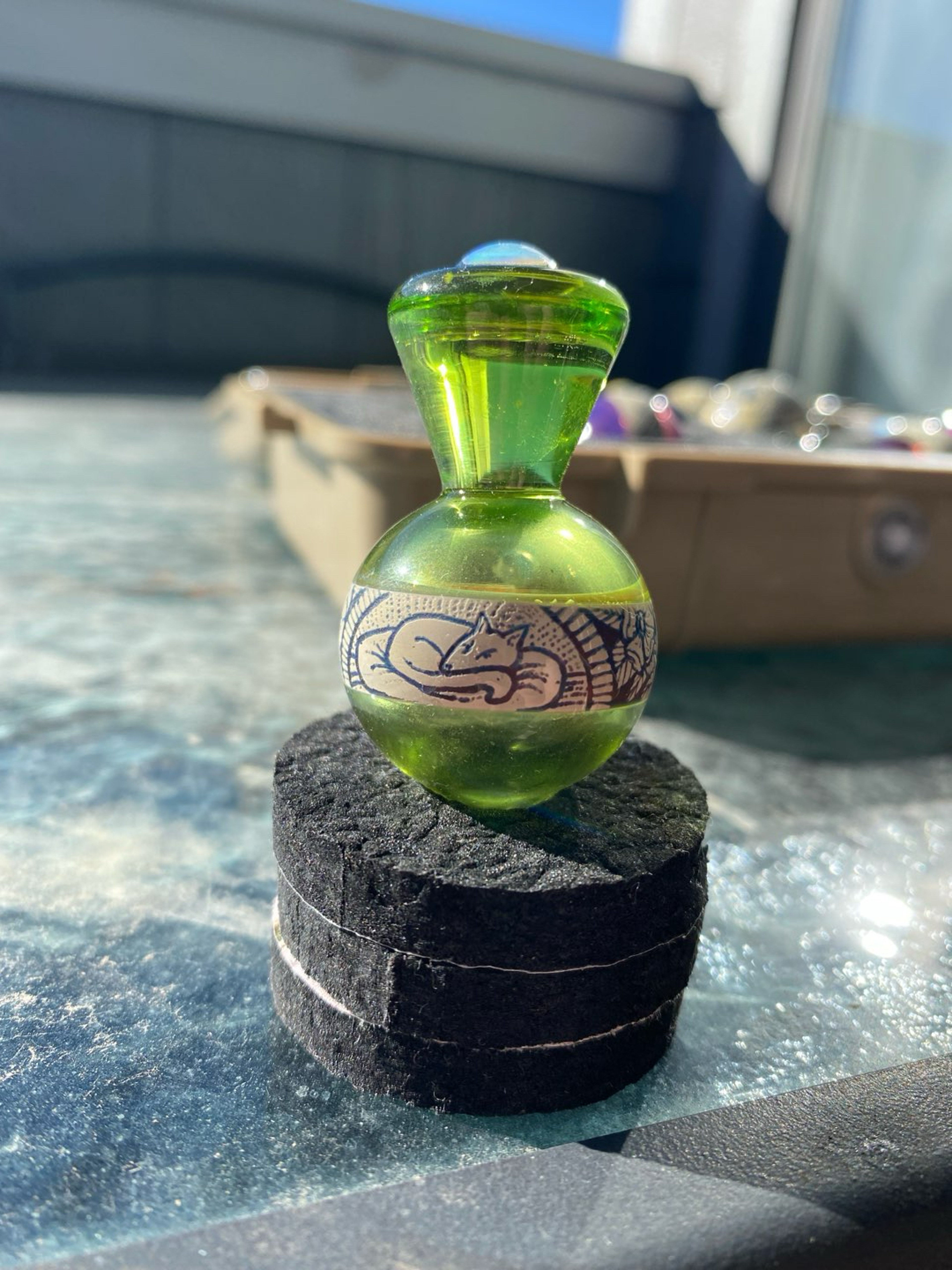 Preview pic of GlassByGing coldworked bubble cap