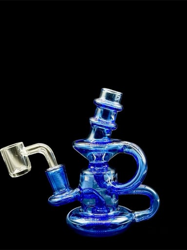Preview pic of Colorful Mini Recycler Rig 6"
