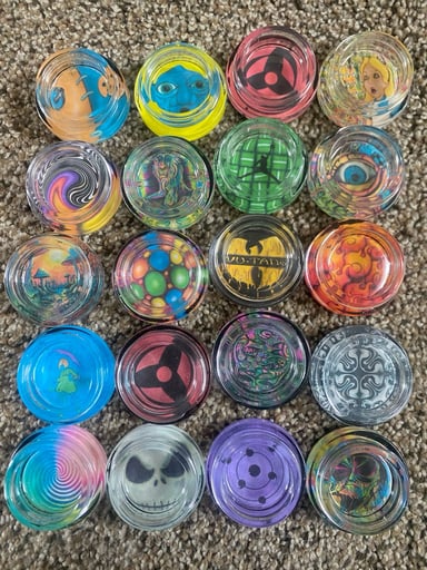 Preview pic of 7ml jars with white or black lids (choose one)