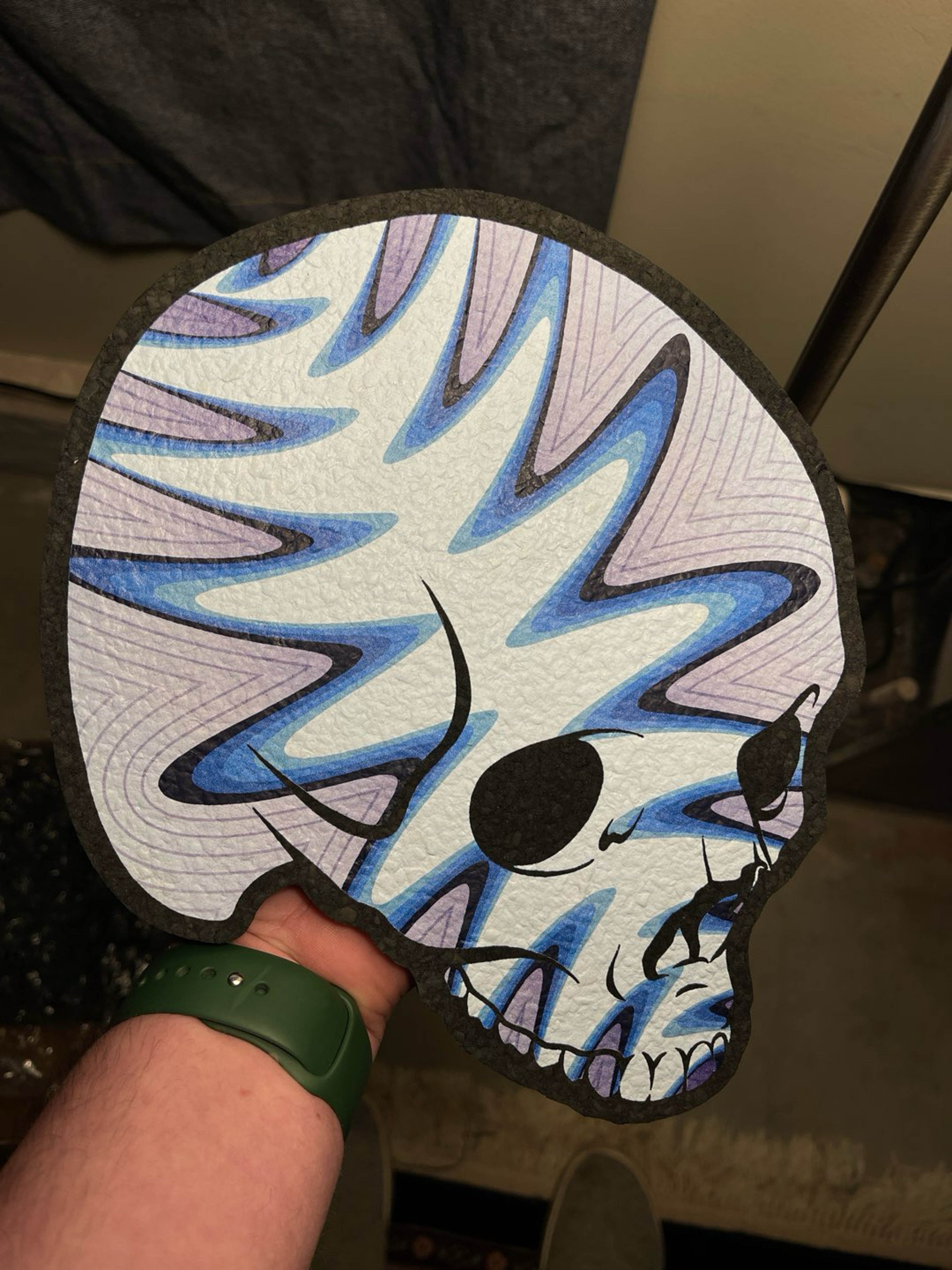 Preview pic of RARE Sovereignty x Bloodshed Skull Moodmat UNNUMBERED
