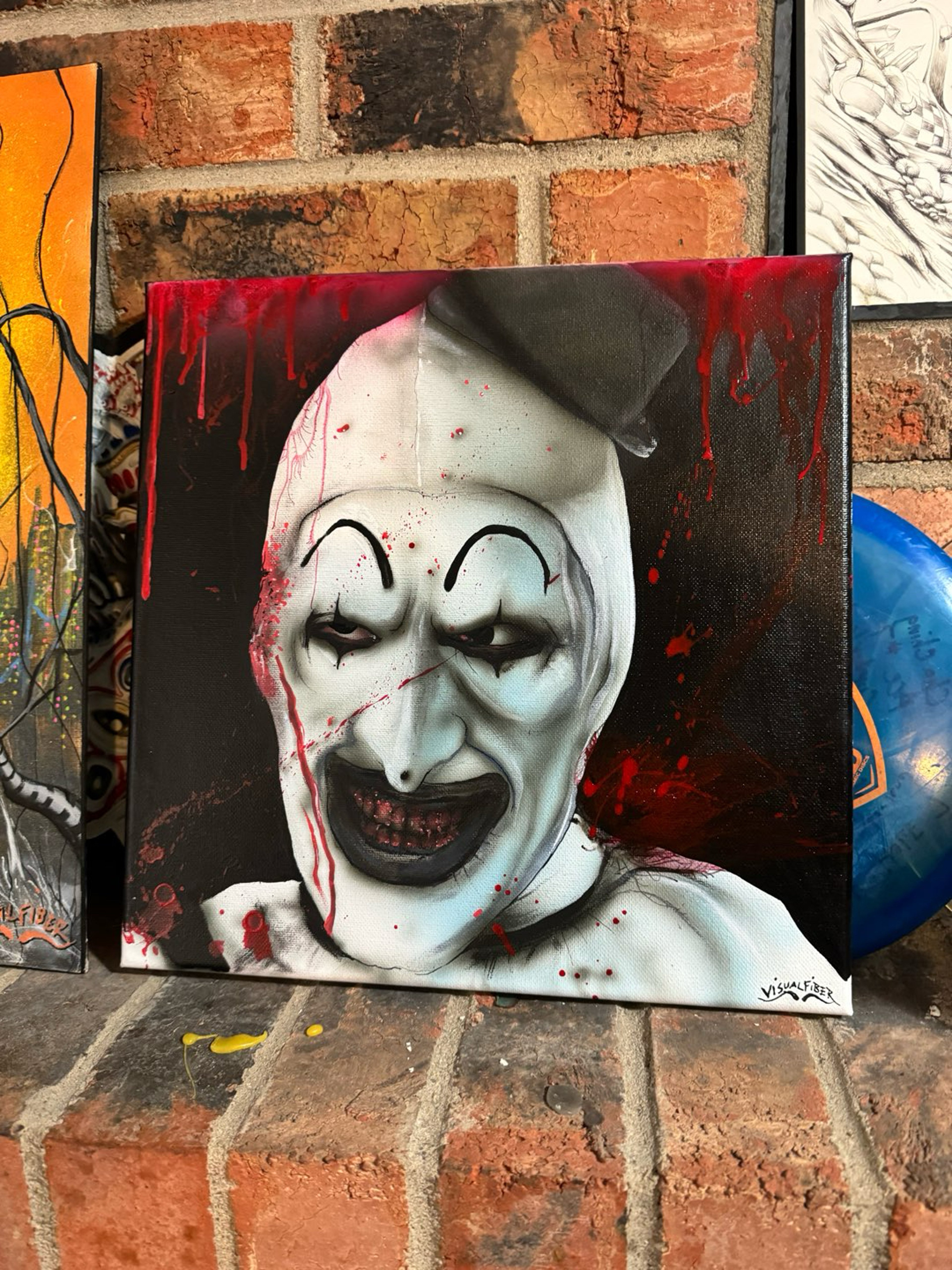 Preview pic of Art the clown canvas