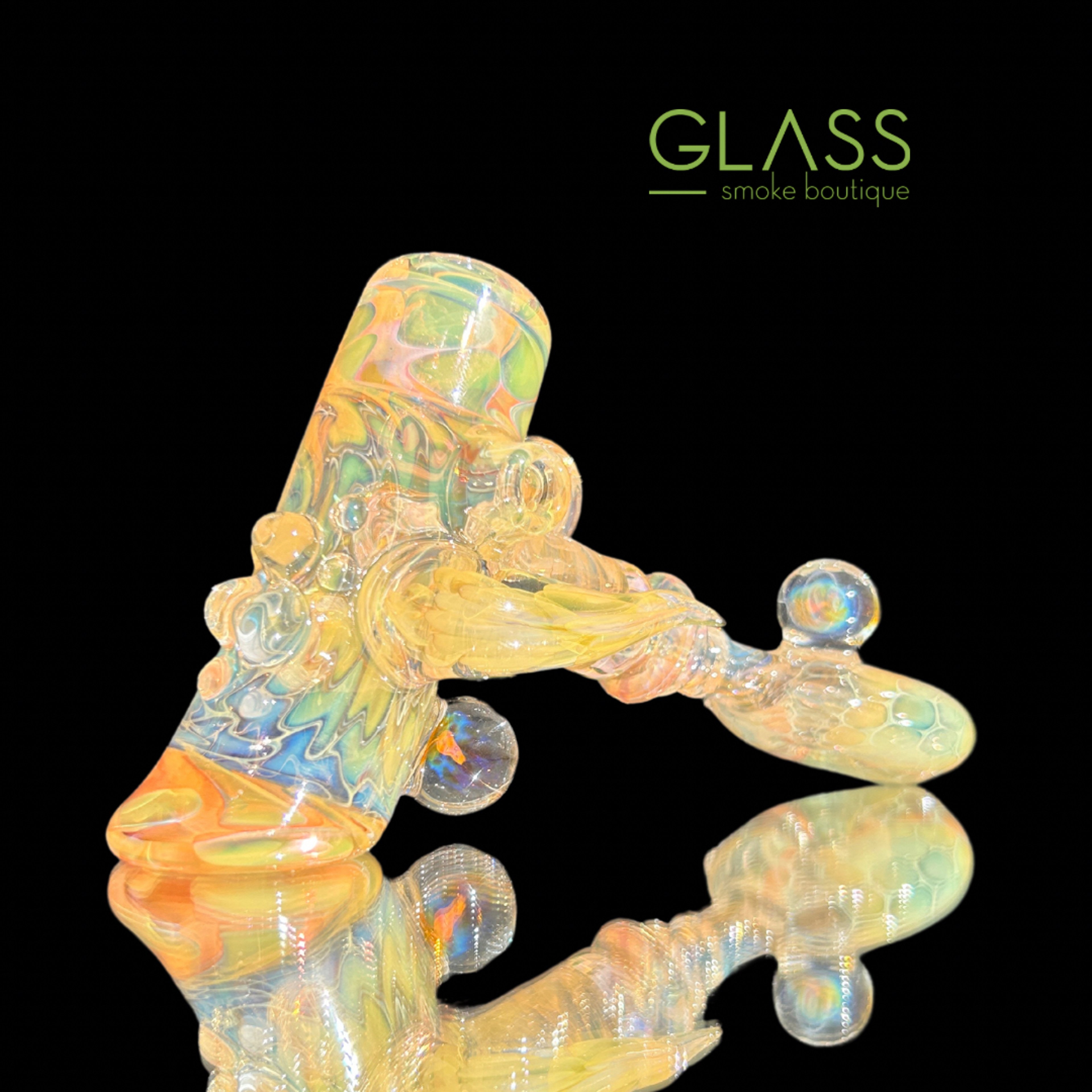 Preview pic of Fumed Hammer Collab by Jakers x Birdboy x Moleman Glass