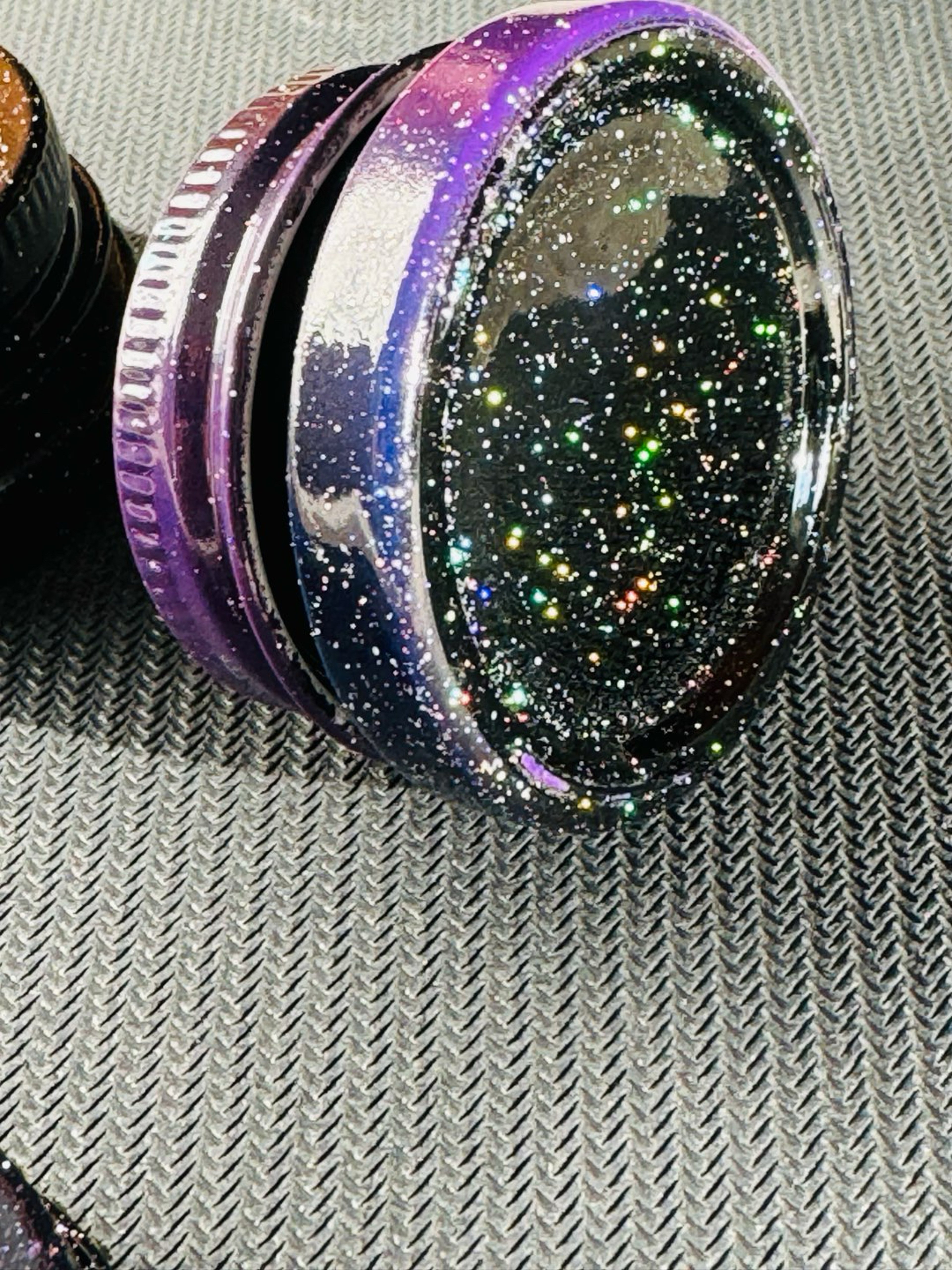 Preview pic of 🔥custom 5g Concentrate Jar / 2x Lid /Holographic Opal UV Sealed🤯 Heady