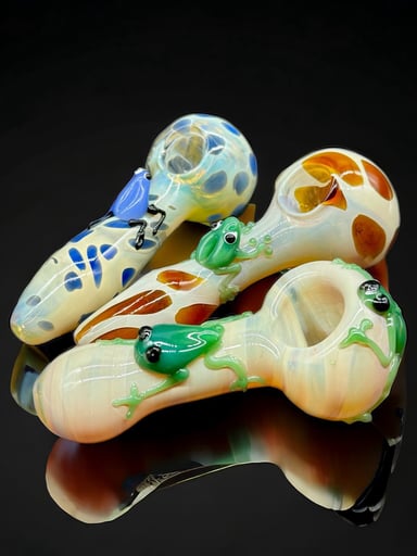 Preview pic of Frog Glass Bowl 3 Piece Set