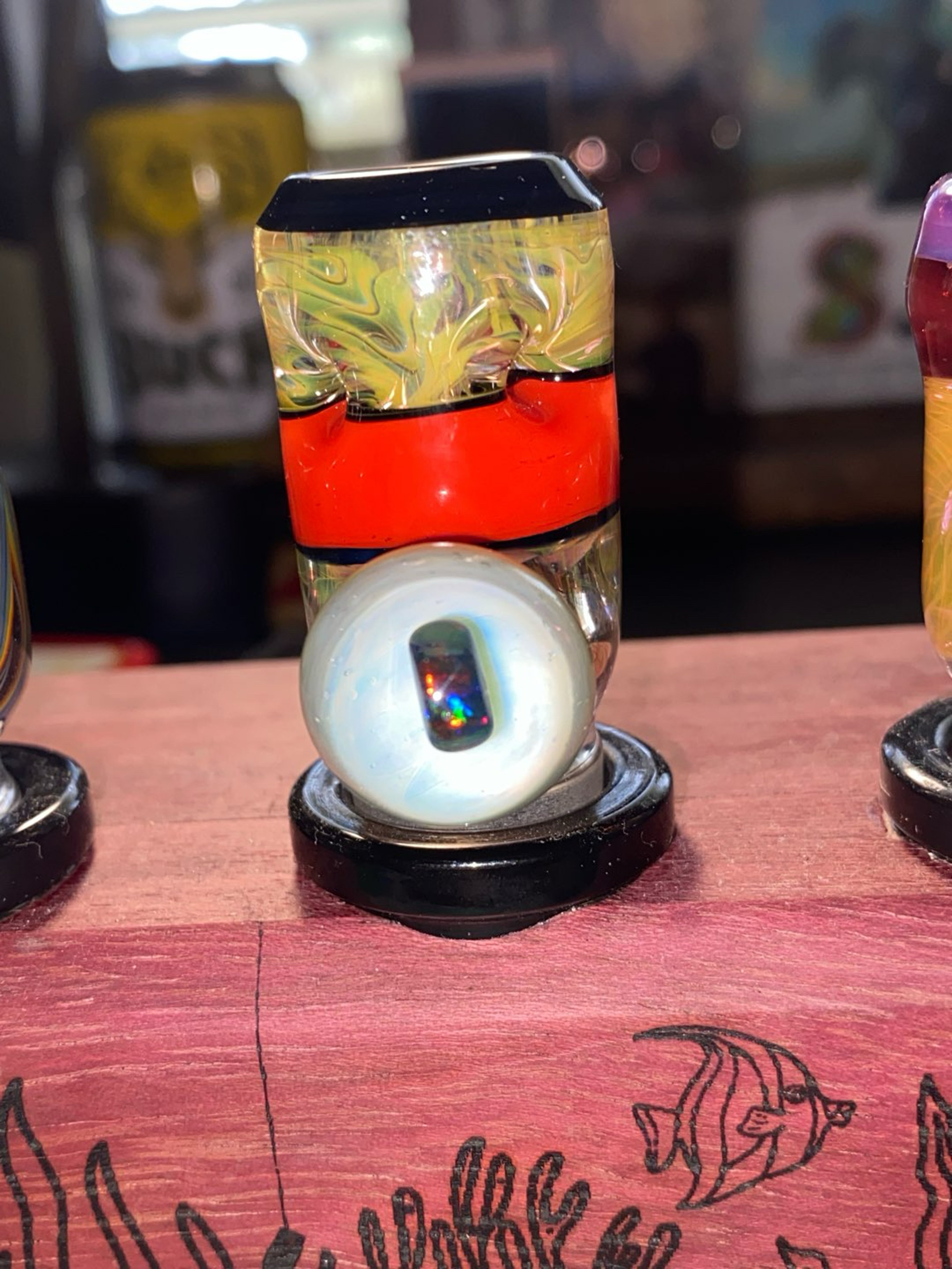 Preview pic of Black Tuna Fumed Black Opal Slide