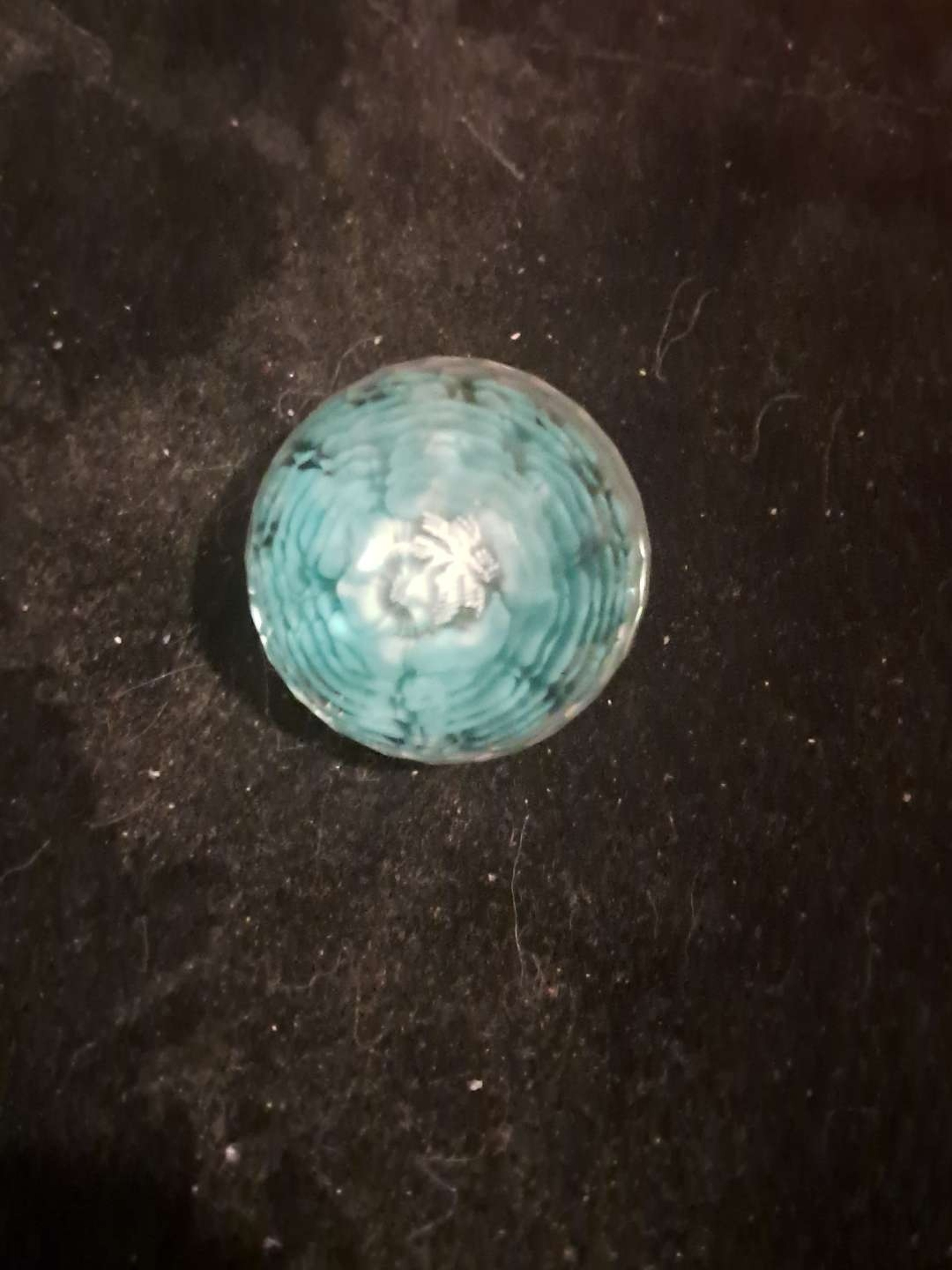 Preview pic of Very intricate teal marble