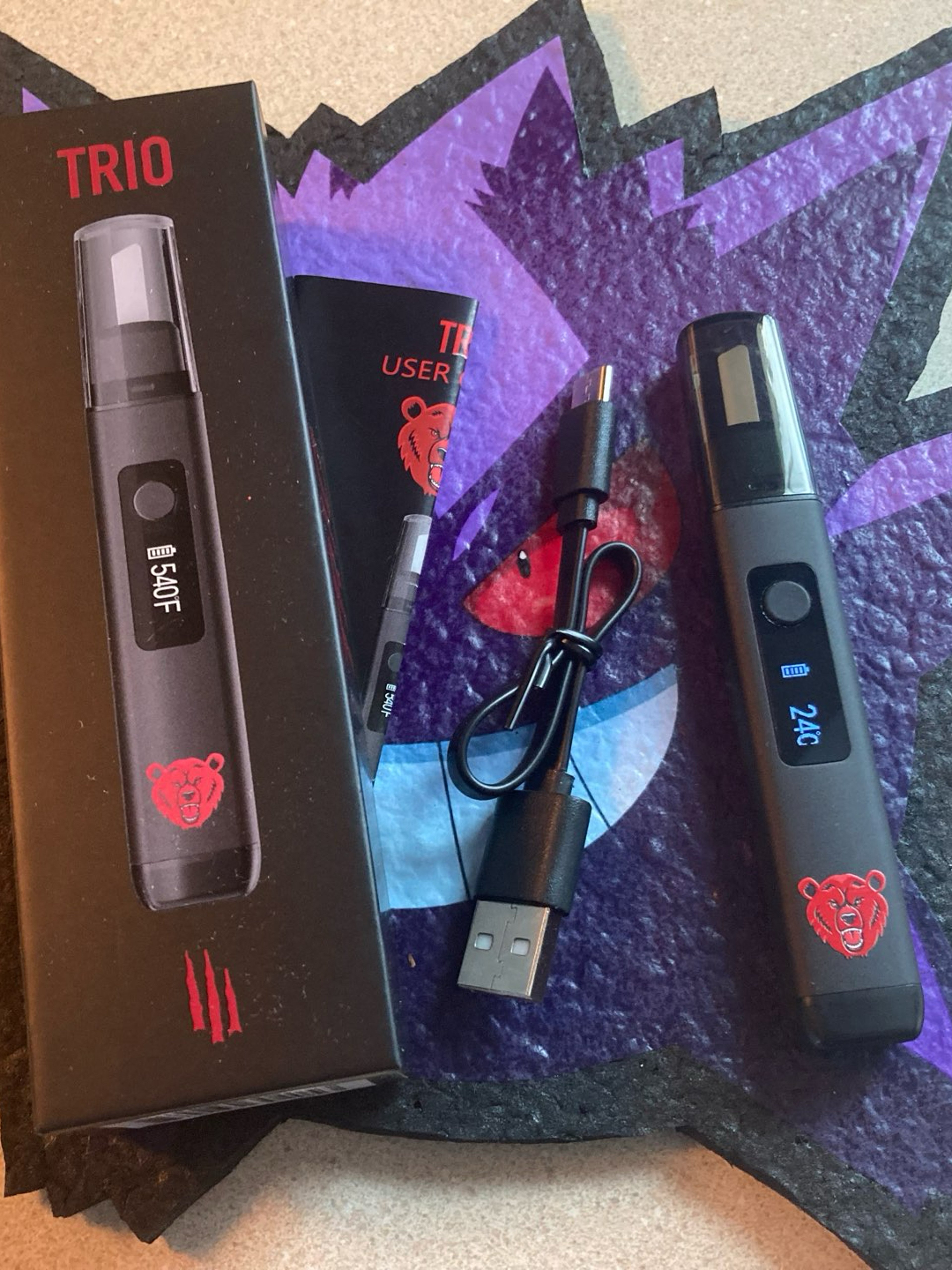 Preview pic of Bear Quartz Trio Hot Knife Celsius Version