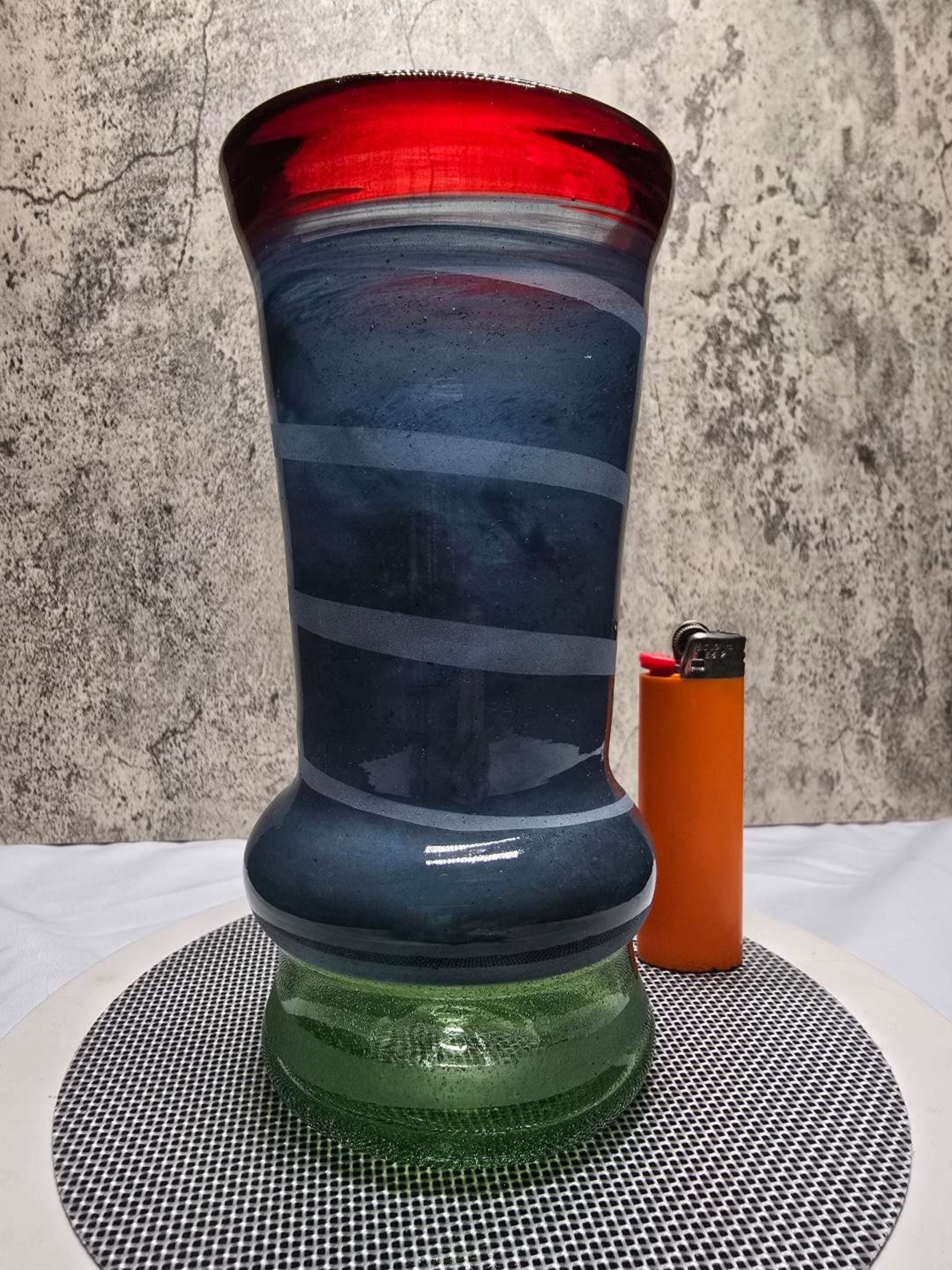 Preview pic of Red, blue and green cup