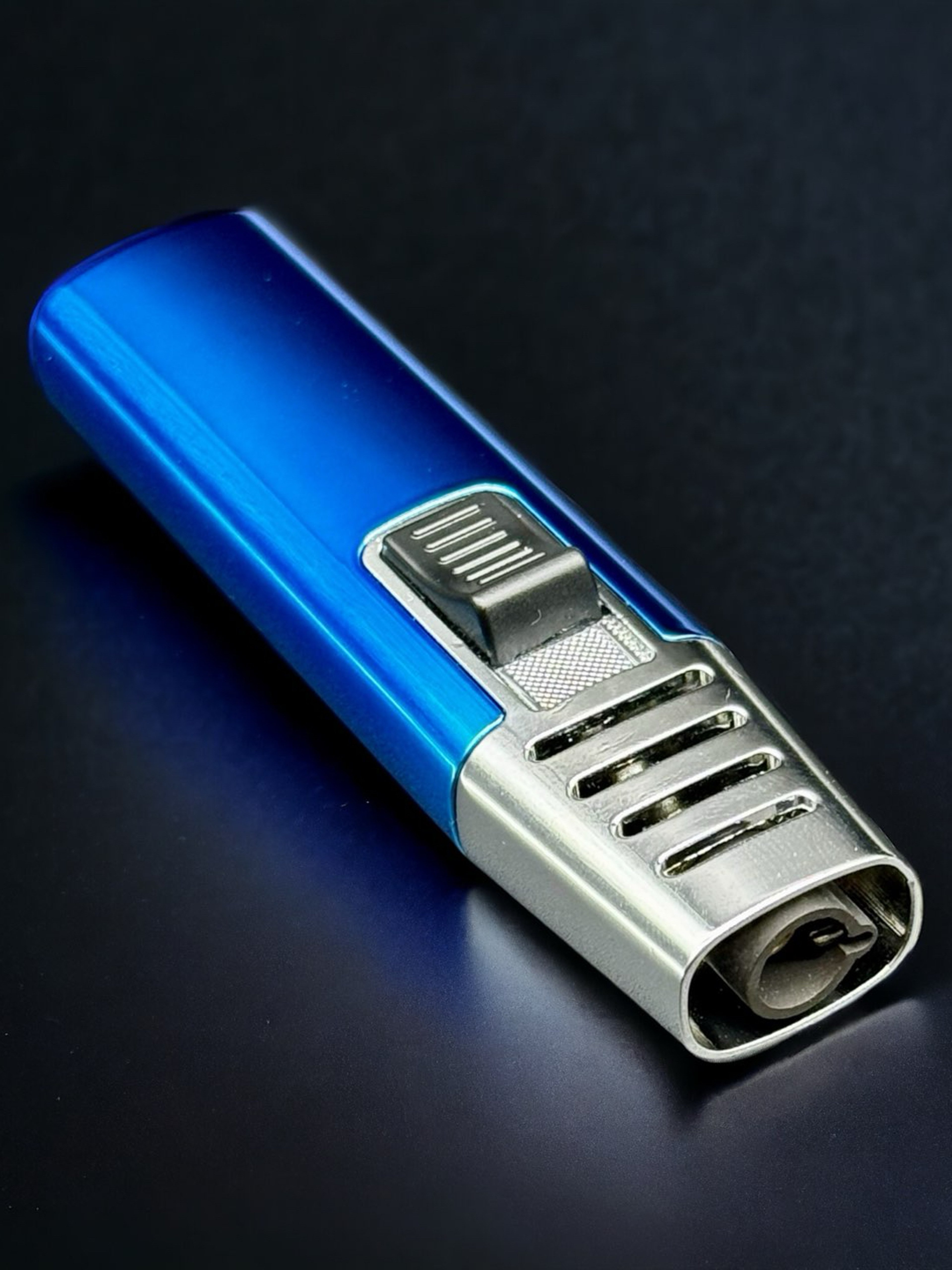 Preview pic of Torch Lighter Portable Cigar Lighter Plastic Windproof SingleJet Flame