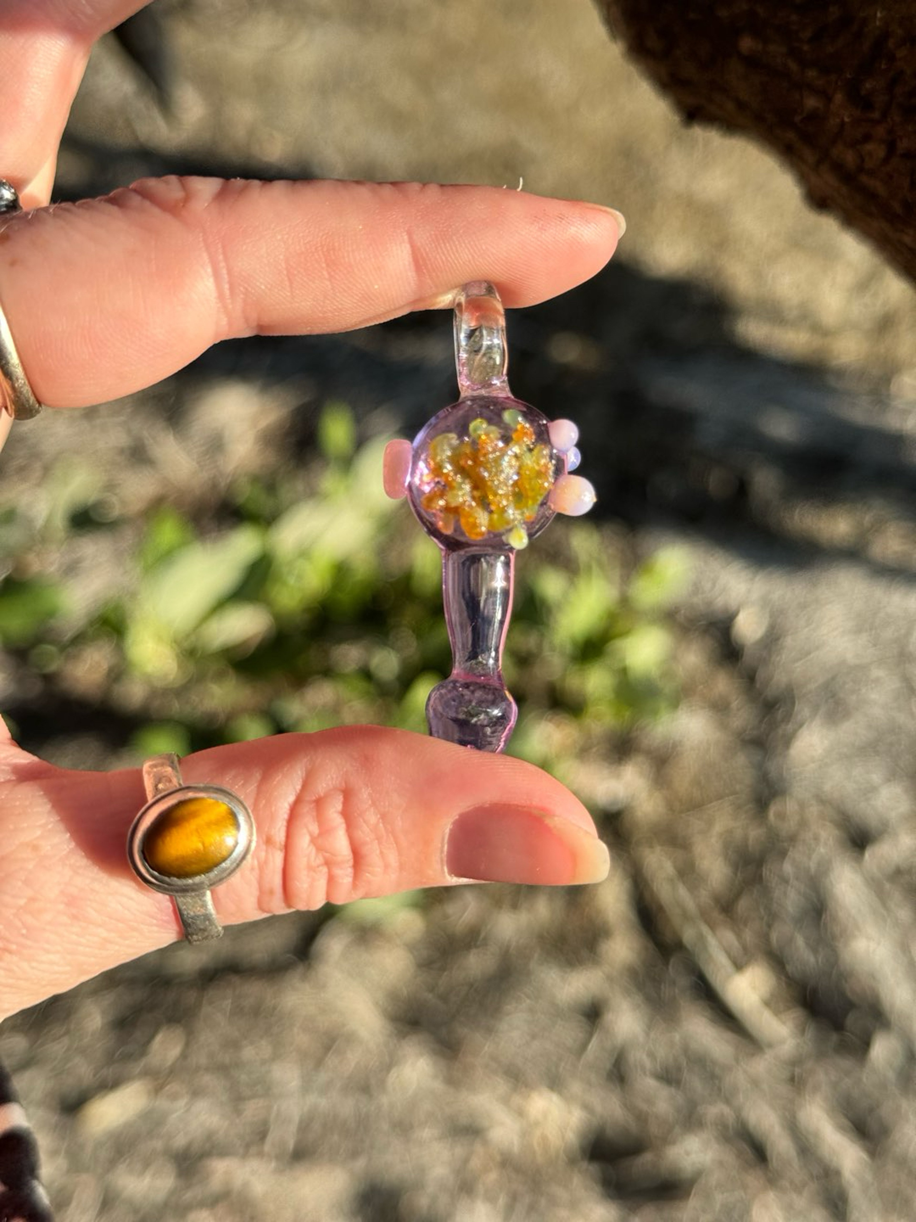 Preview pic of Mini packed bowl pendant
