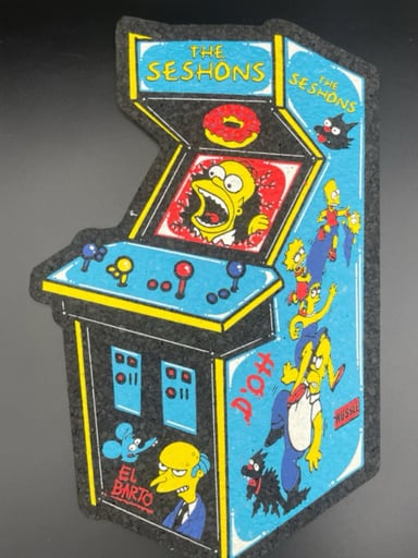 Preview pic of Hippie Hussle X The Seshons X Dark Mountain Cult The Simpsons Arcade Moodmat