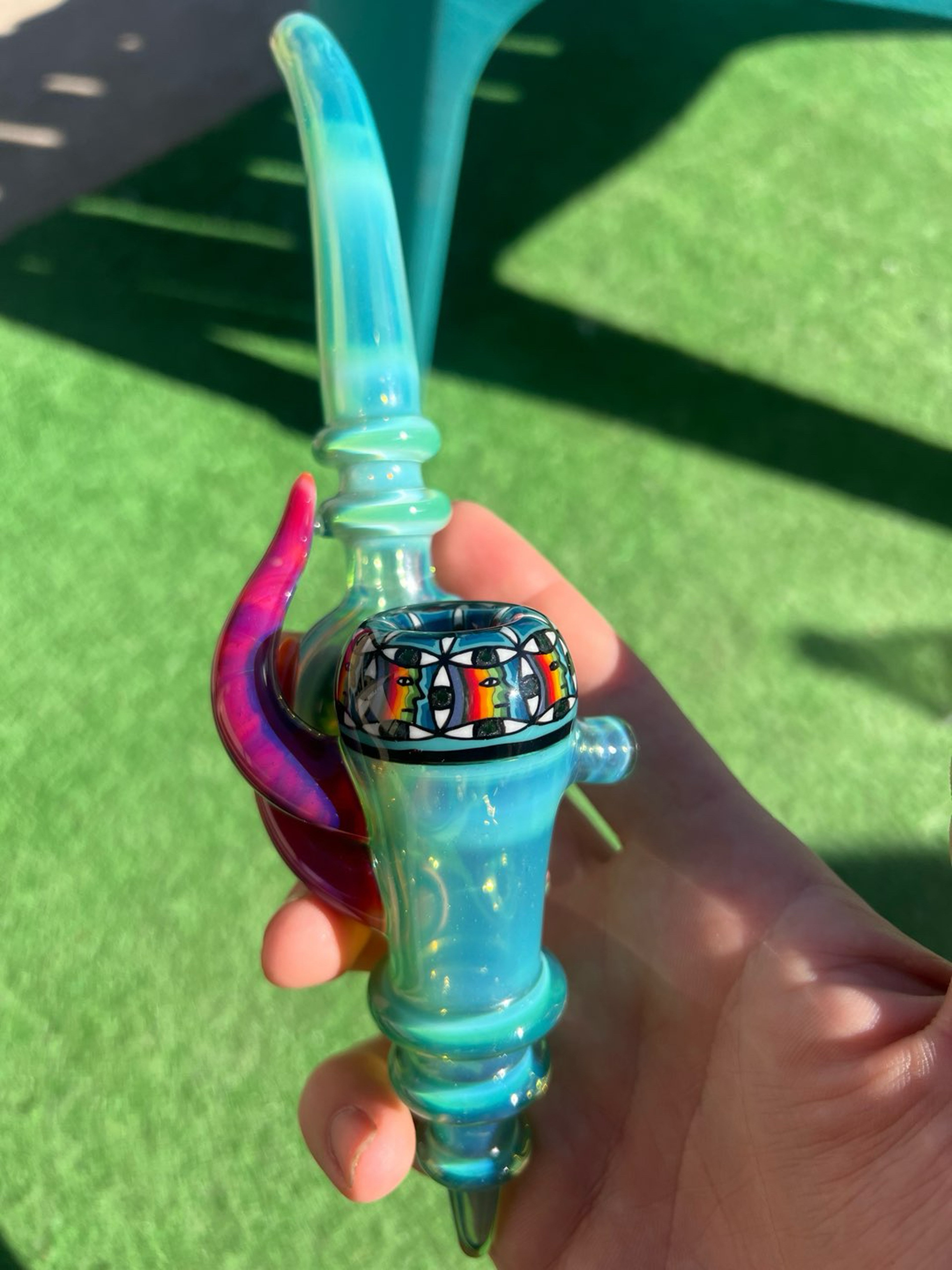 Preview pic of @kevinmurrayglass Wig Wag Rainbow Dry Pipe