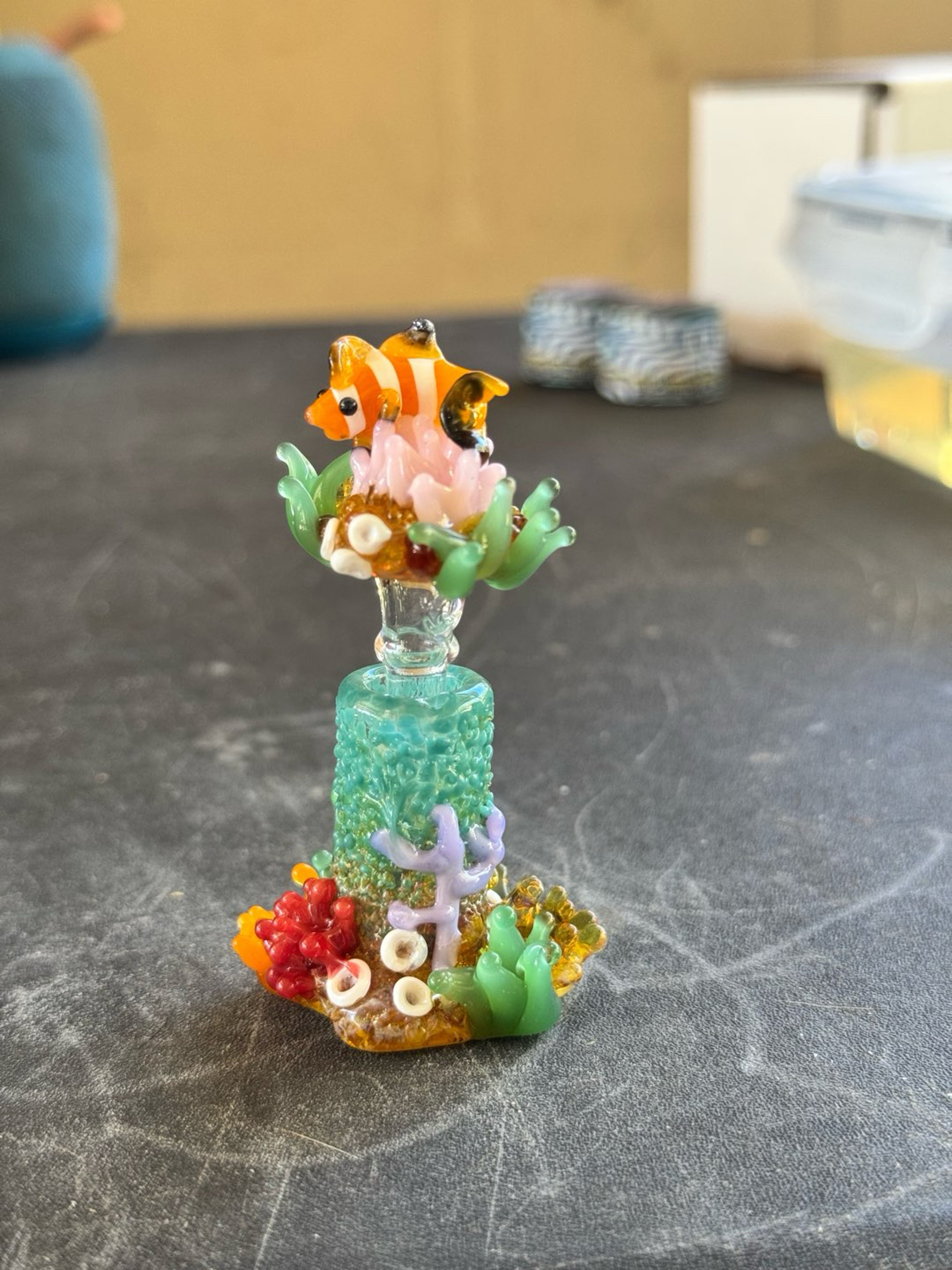 Preview pic of Clown fish with anemone joystick 3DXL