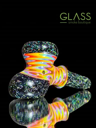 Preview pic of Bunky Glass Wigwag & Crushed Opal Hammer