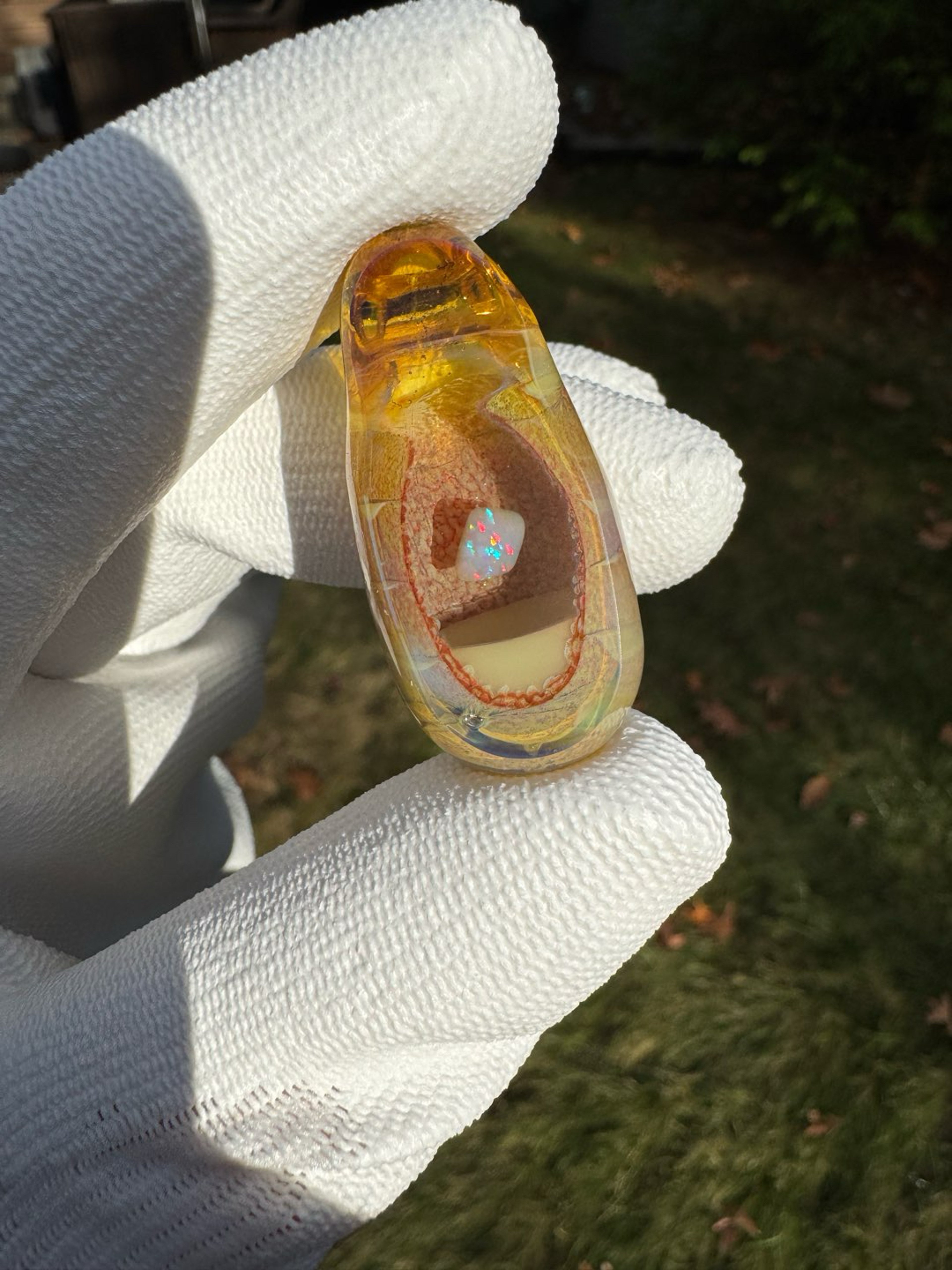 Preview pic of Taproot opal geode pendant