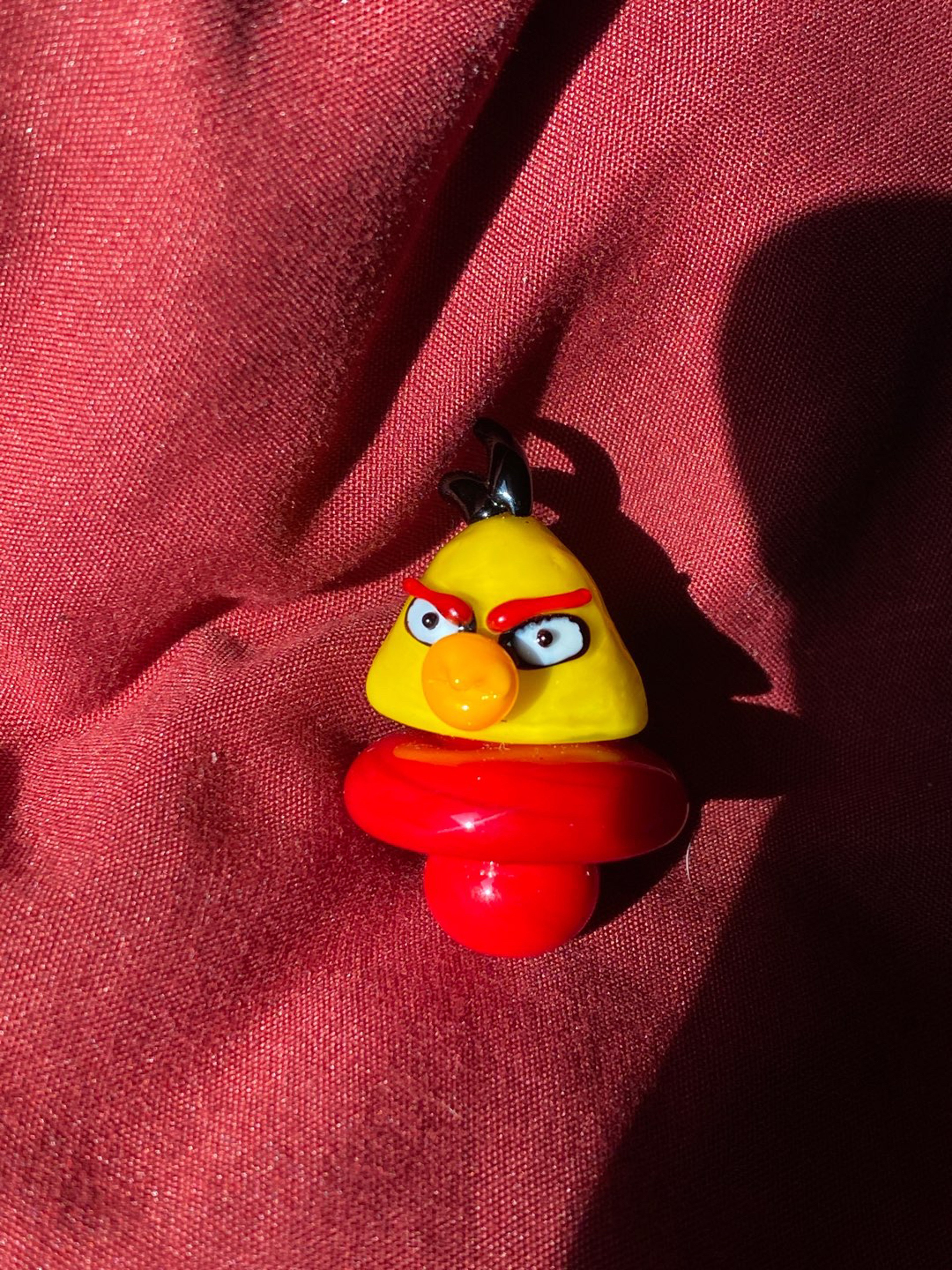 Preview pic of Yellow Angry Birds cap