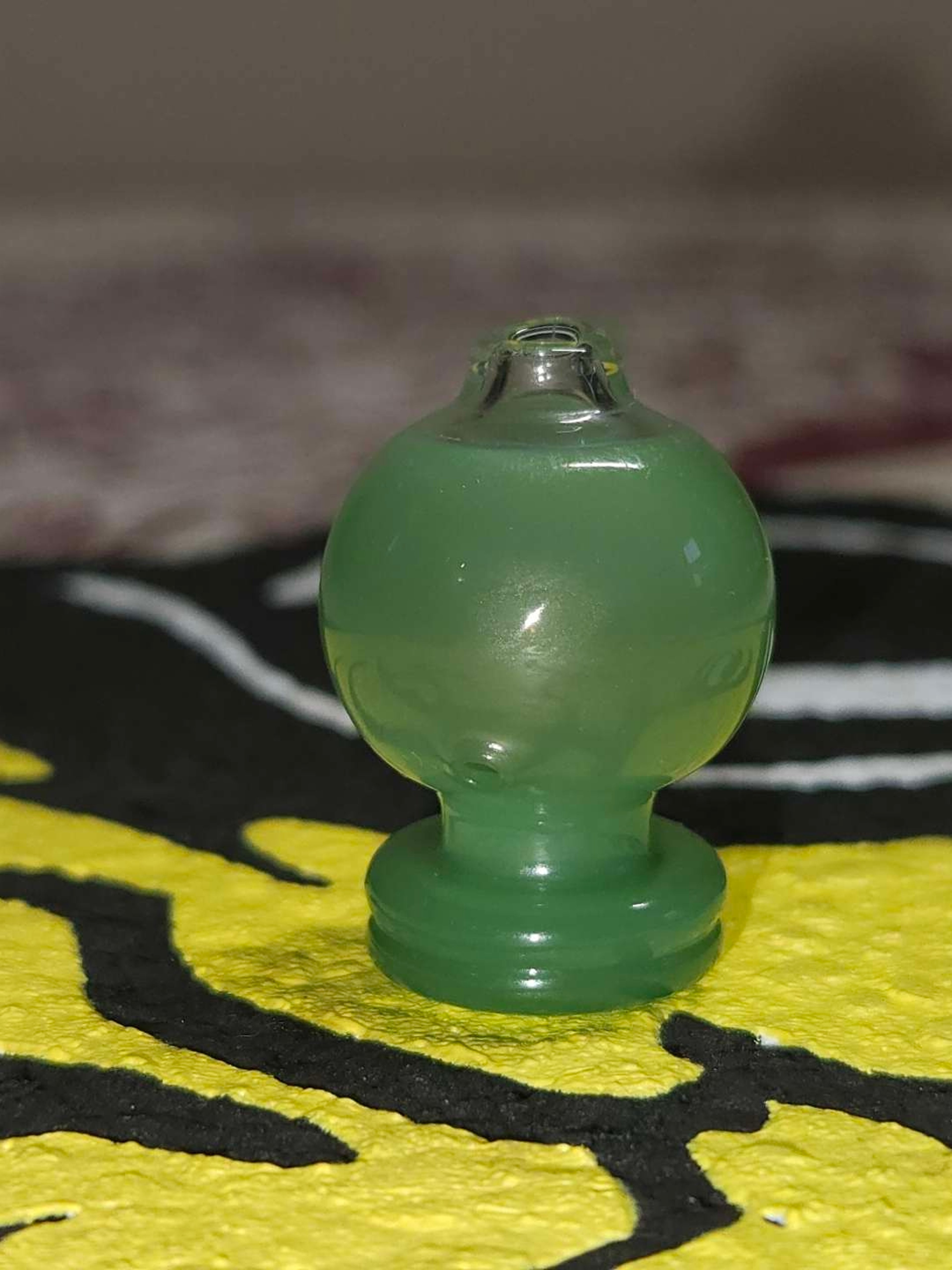 Preview pic of Zach Harrison Emerald Bubble Cap for Puffco/Carta