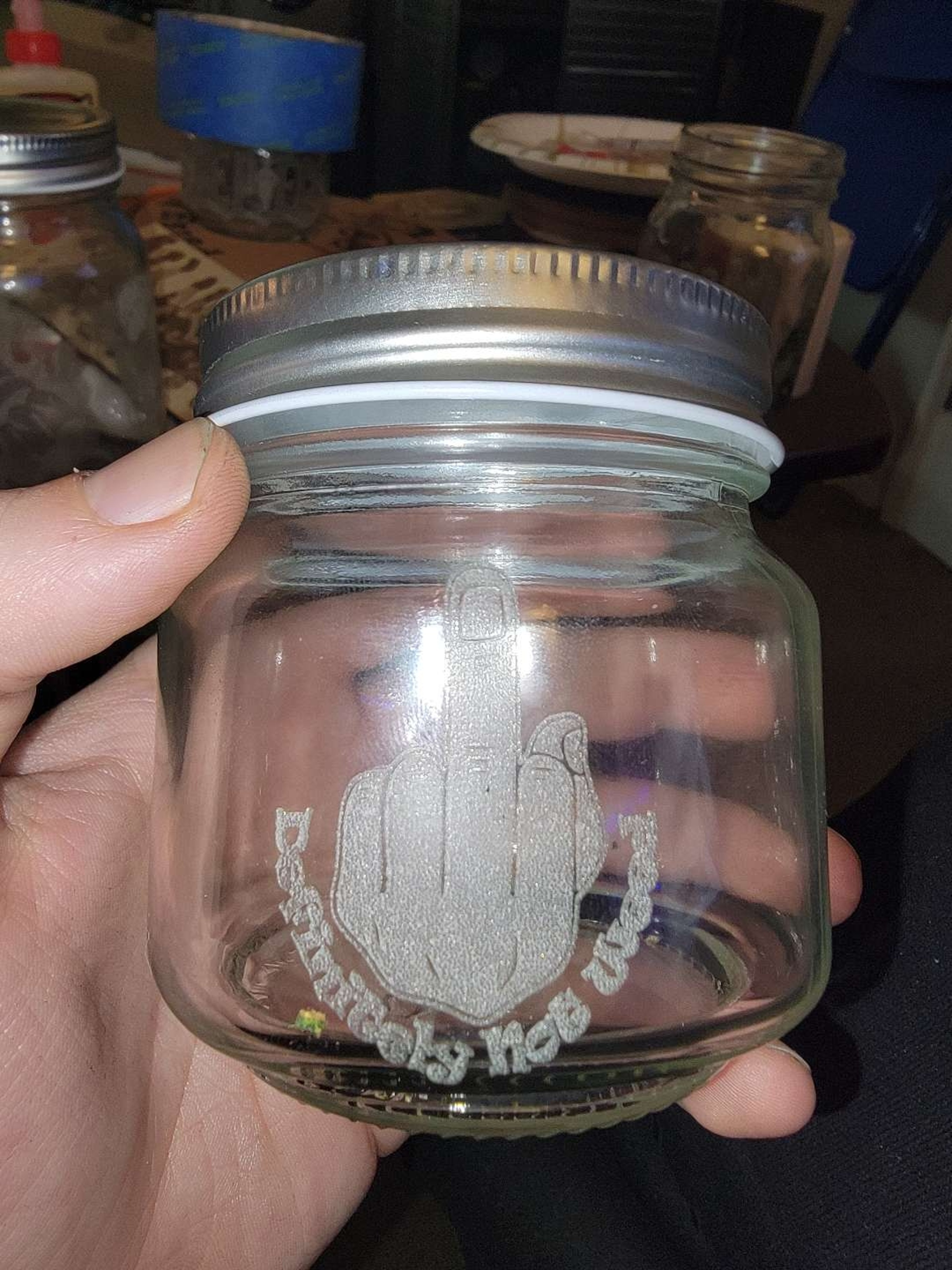 Preview pic of Definitely Not W**d - 8oz Jar