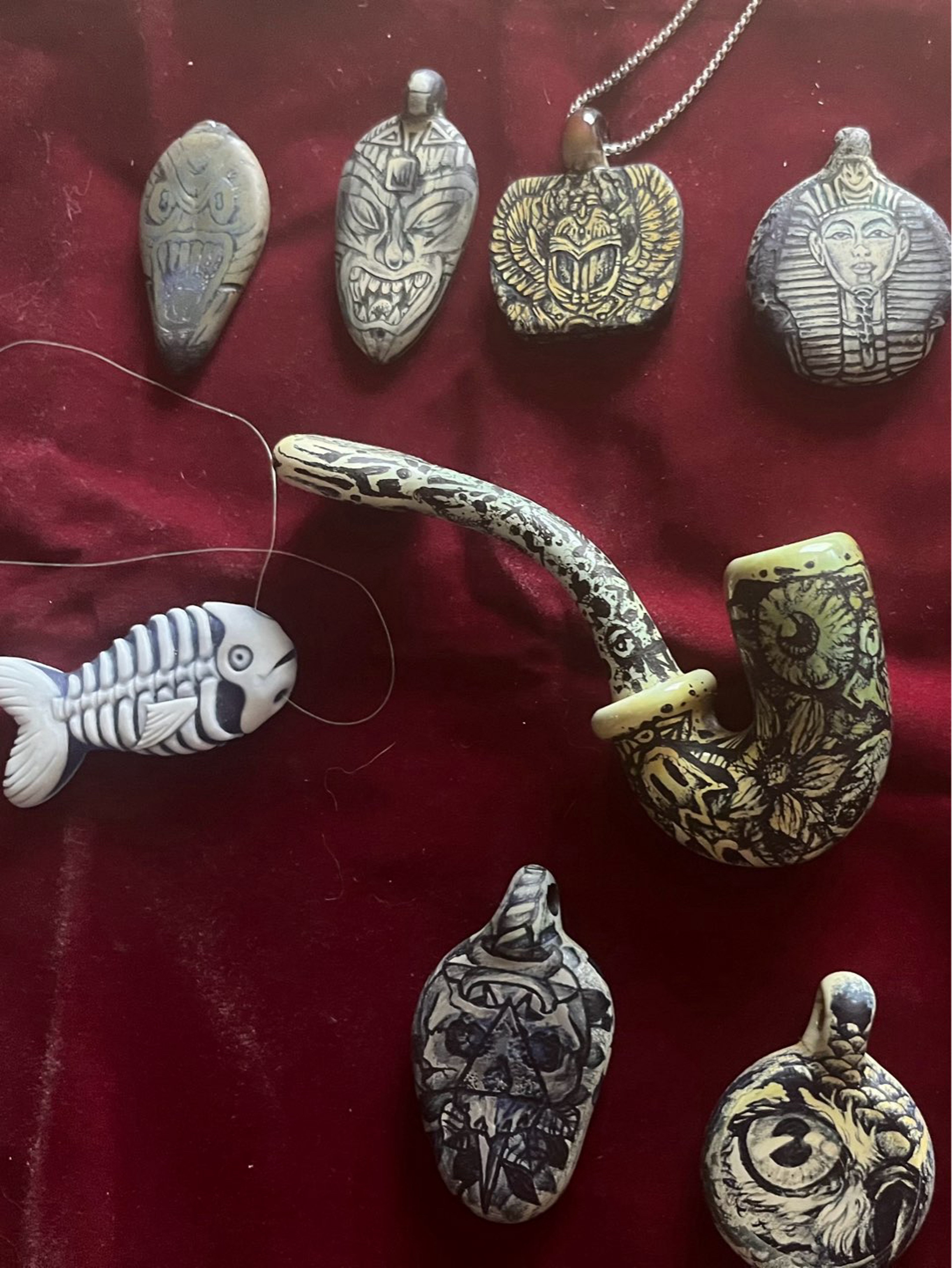 Preview pic of Few of my Coldworked Pieces