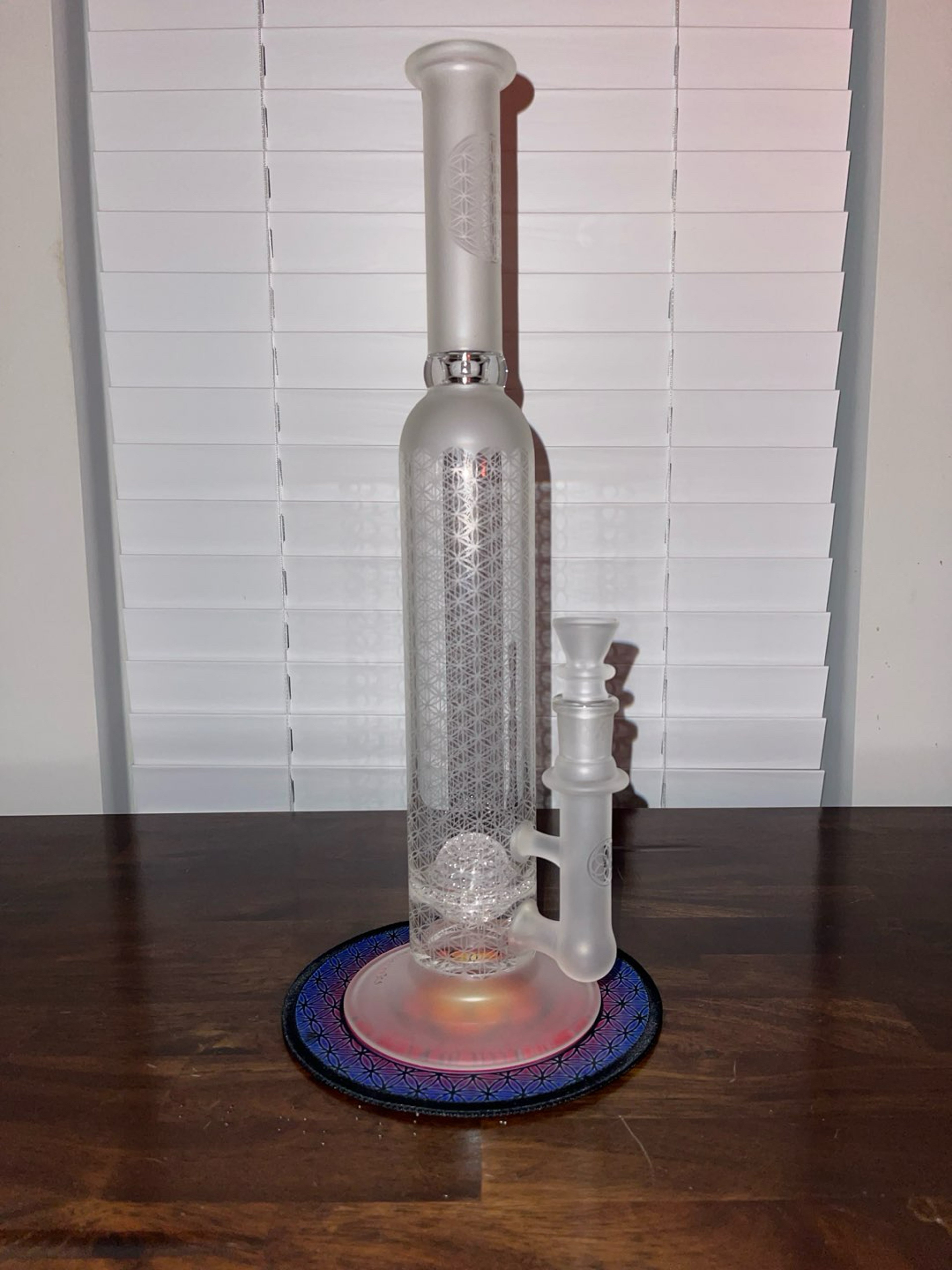 Preview pic of SoL 60mm Lace Sphere Sacred G Sandblast