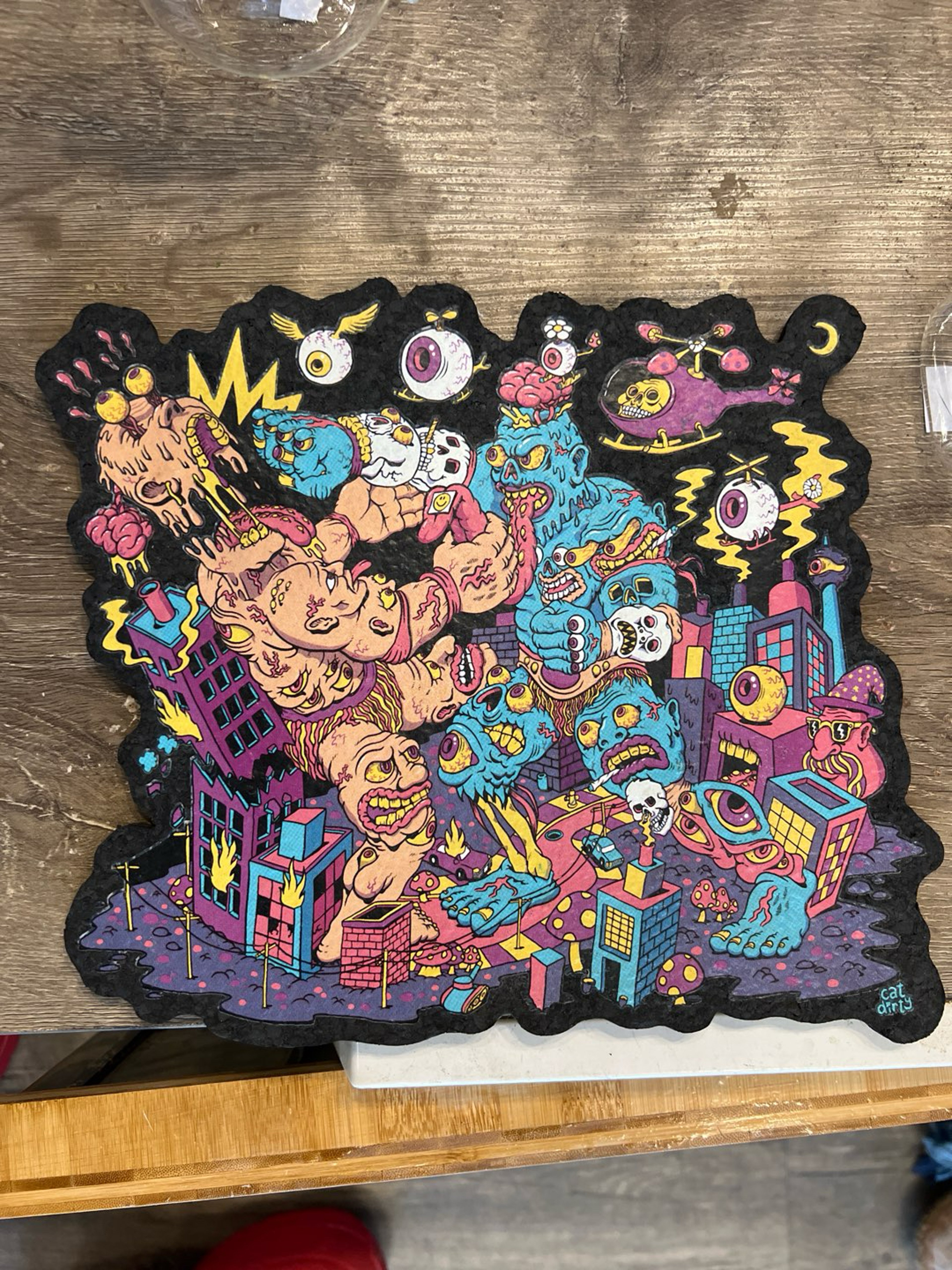 Preview pic of Cat Dirty East Coasters Mat #56/100