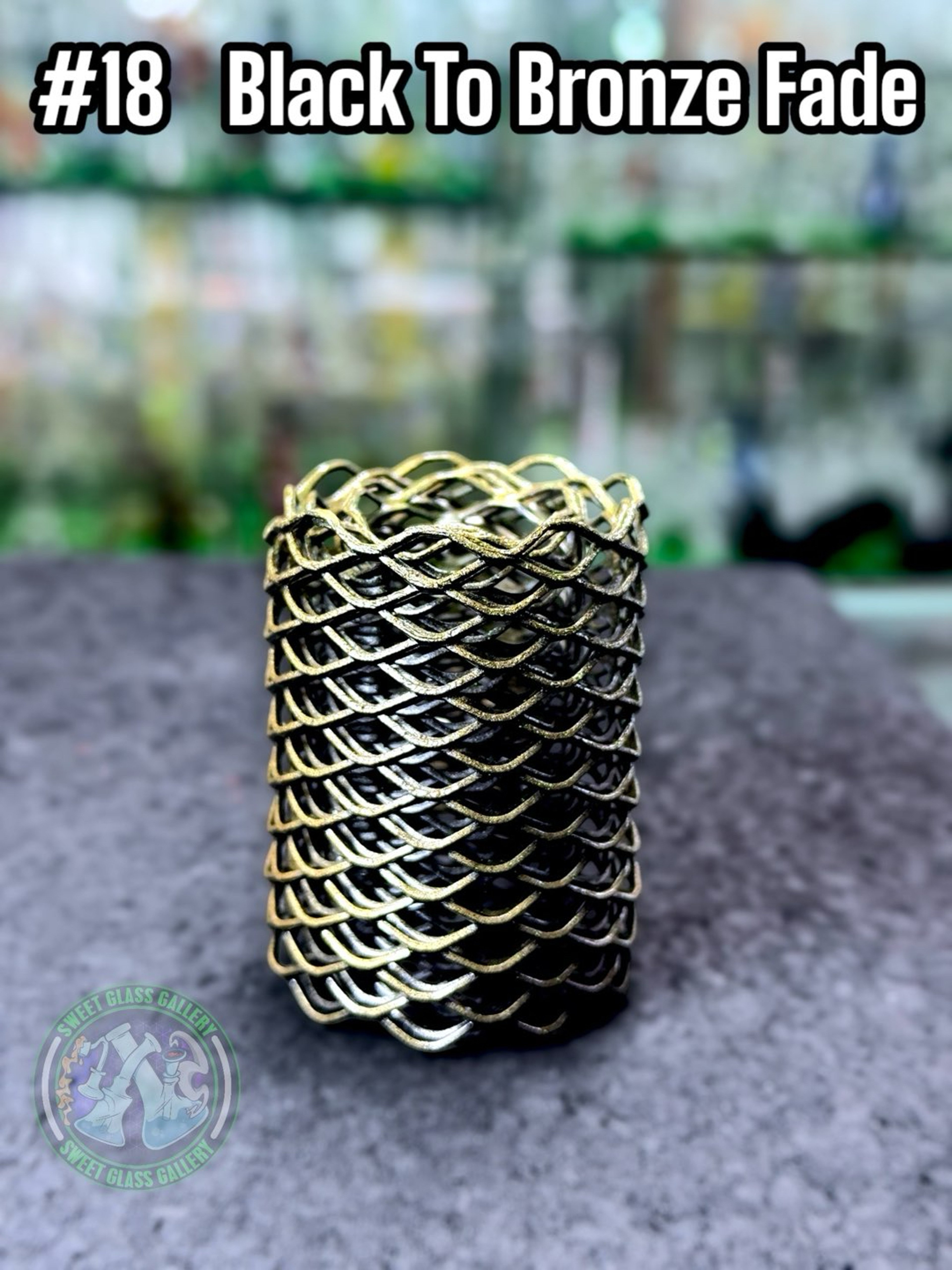 Preview pic of Heat Cage - Blazer GT8000 Torch Guard #18 - Black To Bronze Fade