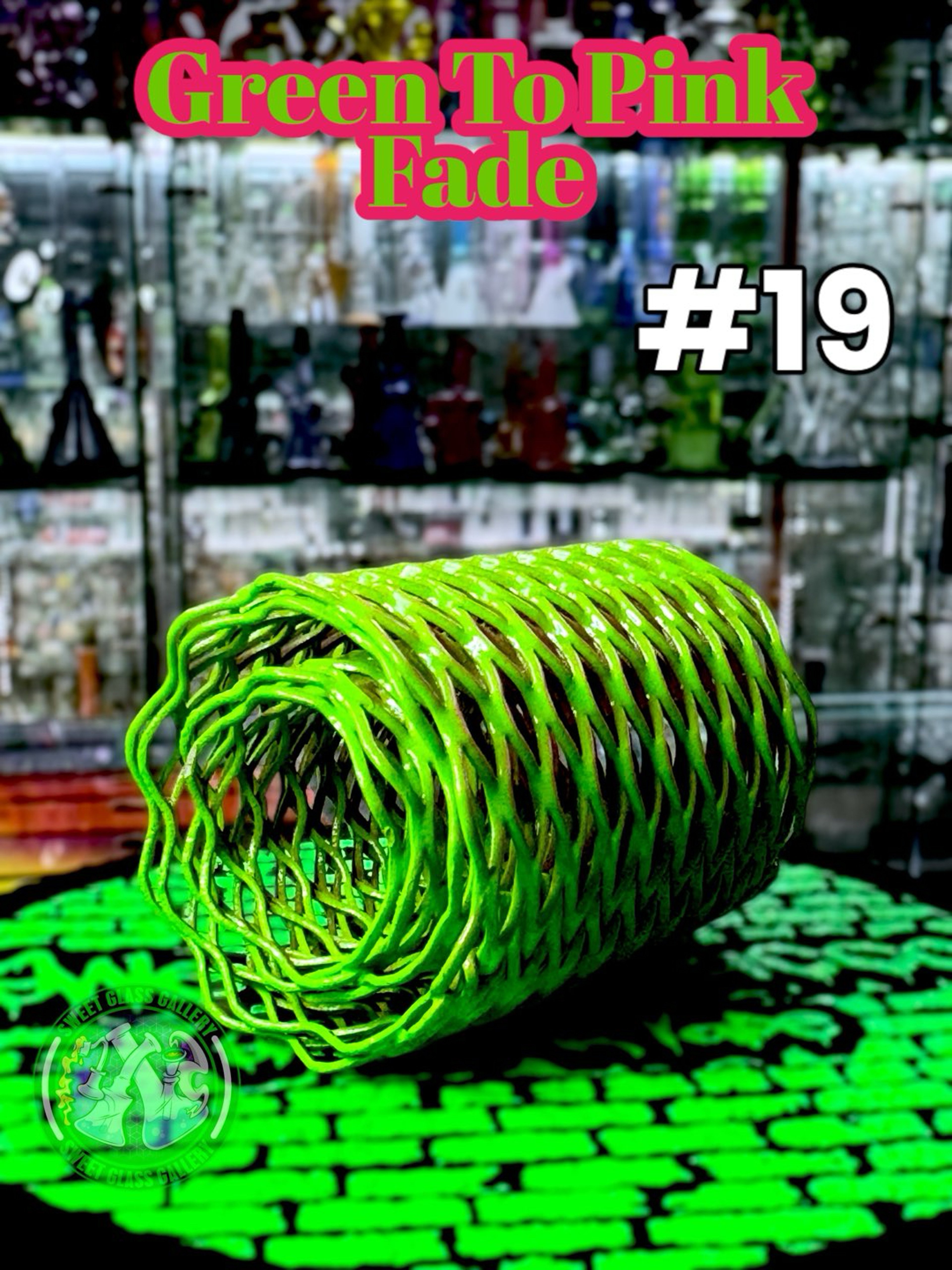 Preview pic of Heat Cage - Blazer GT8000 Torch Guard #19 - Green To Pink Fade