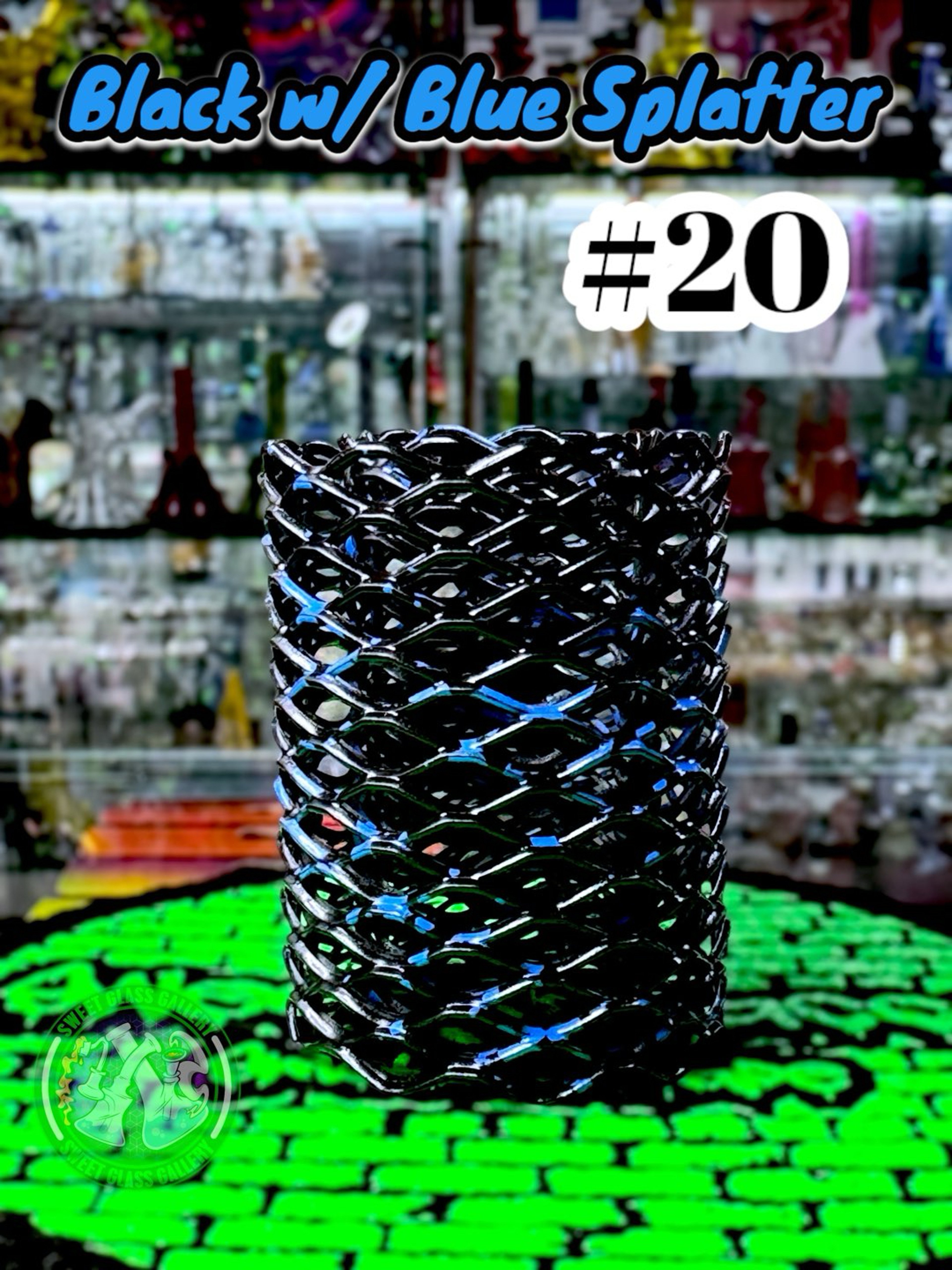 Preview pic of Heat Cage - Blazer GT8000 Torch Guard #20 - Black w/ Blue Splatter