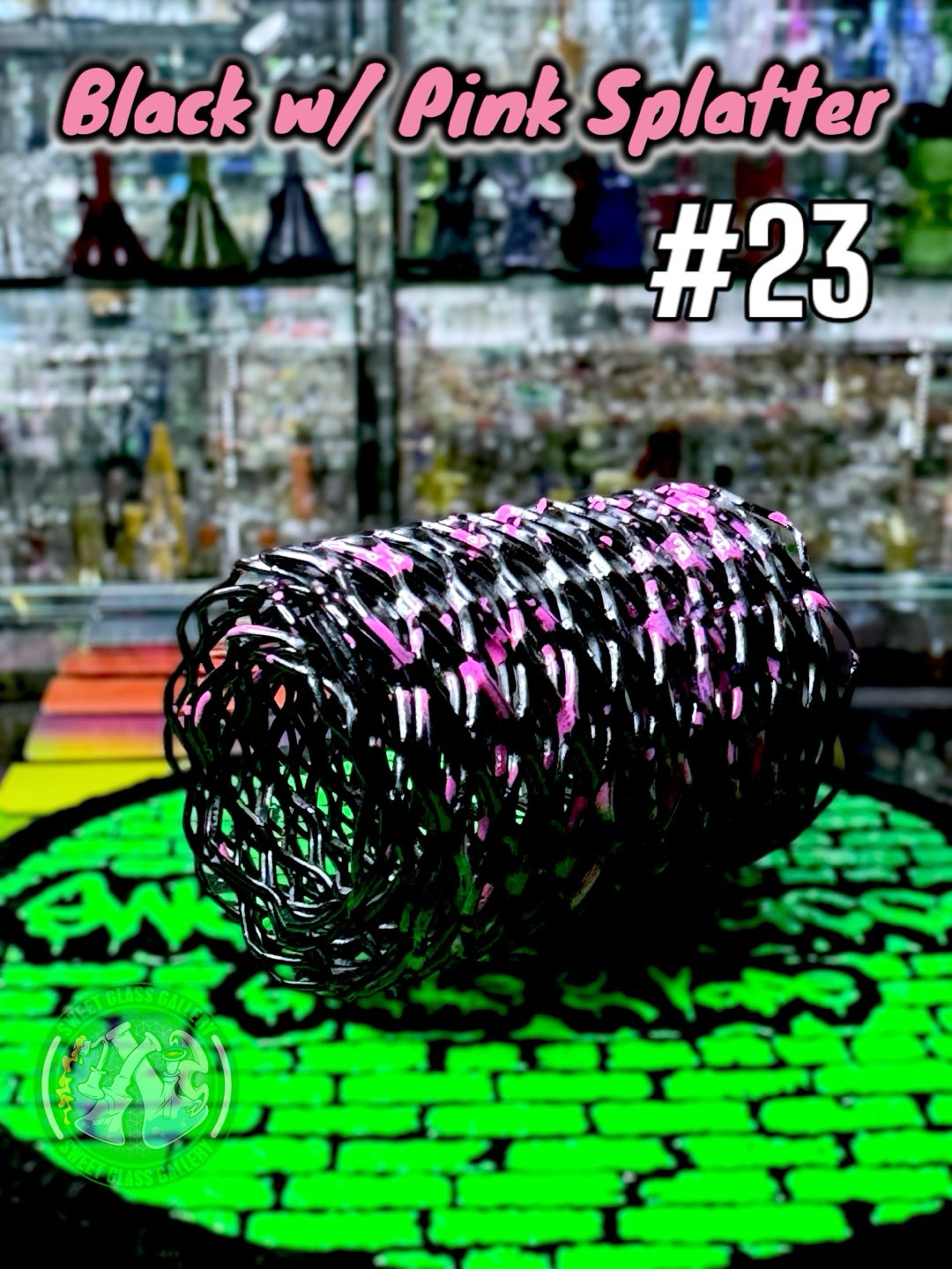 Preview pic of Heat Cage - Blazer GT8000 Torch Guard #23 - Black w/ Pink Splatter