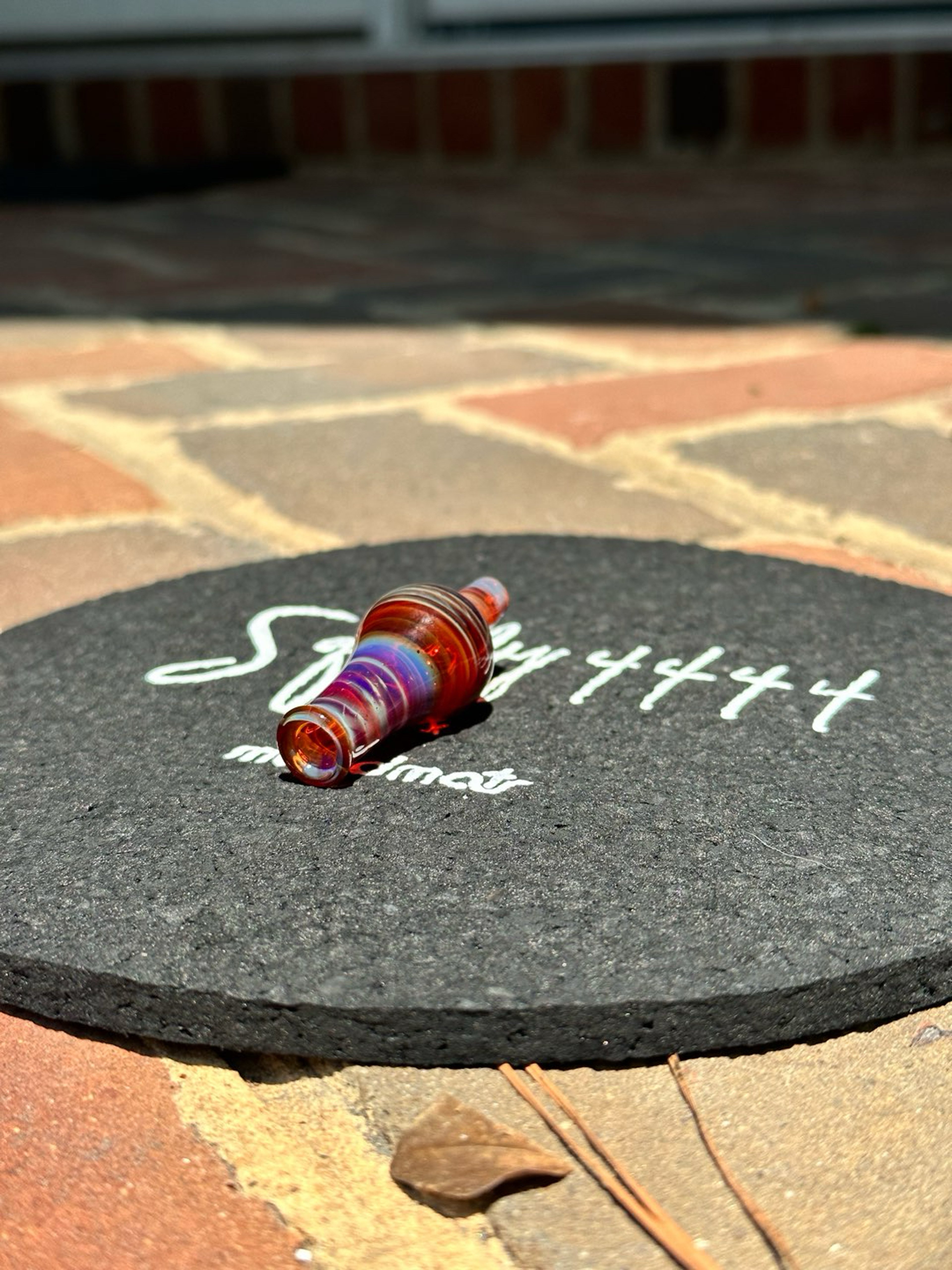 Amber Purple Bubble Cap image 0