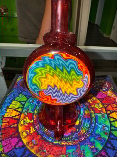 Preview pic of Dabber Jones Red & Wigwag 10mm Pump Cycler