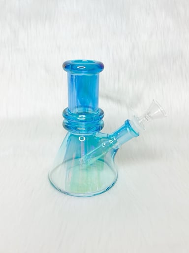 Preview pic of Blue Iridescent Mini Bong