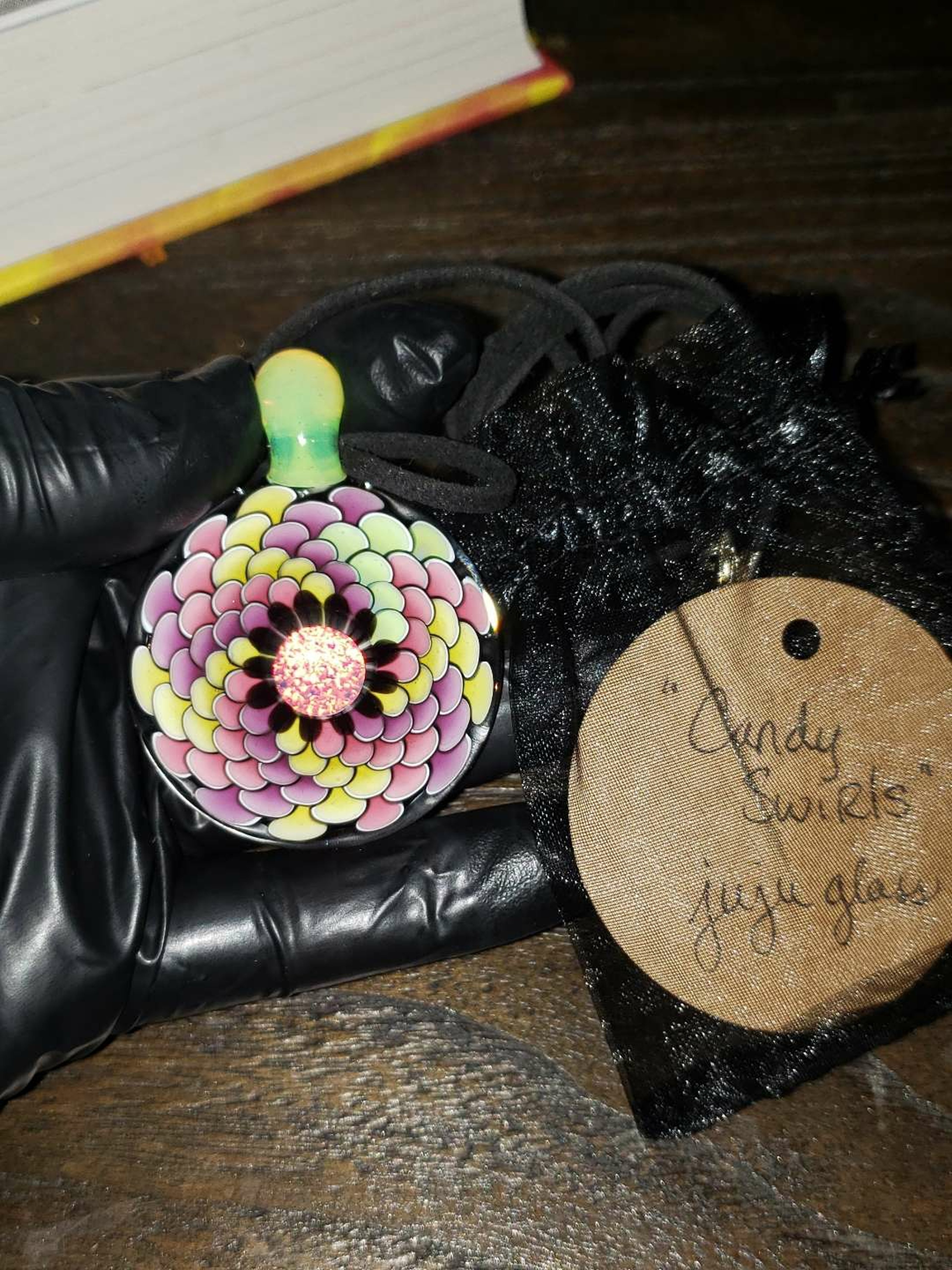 juju glass pendant image 0