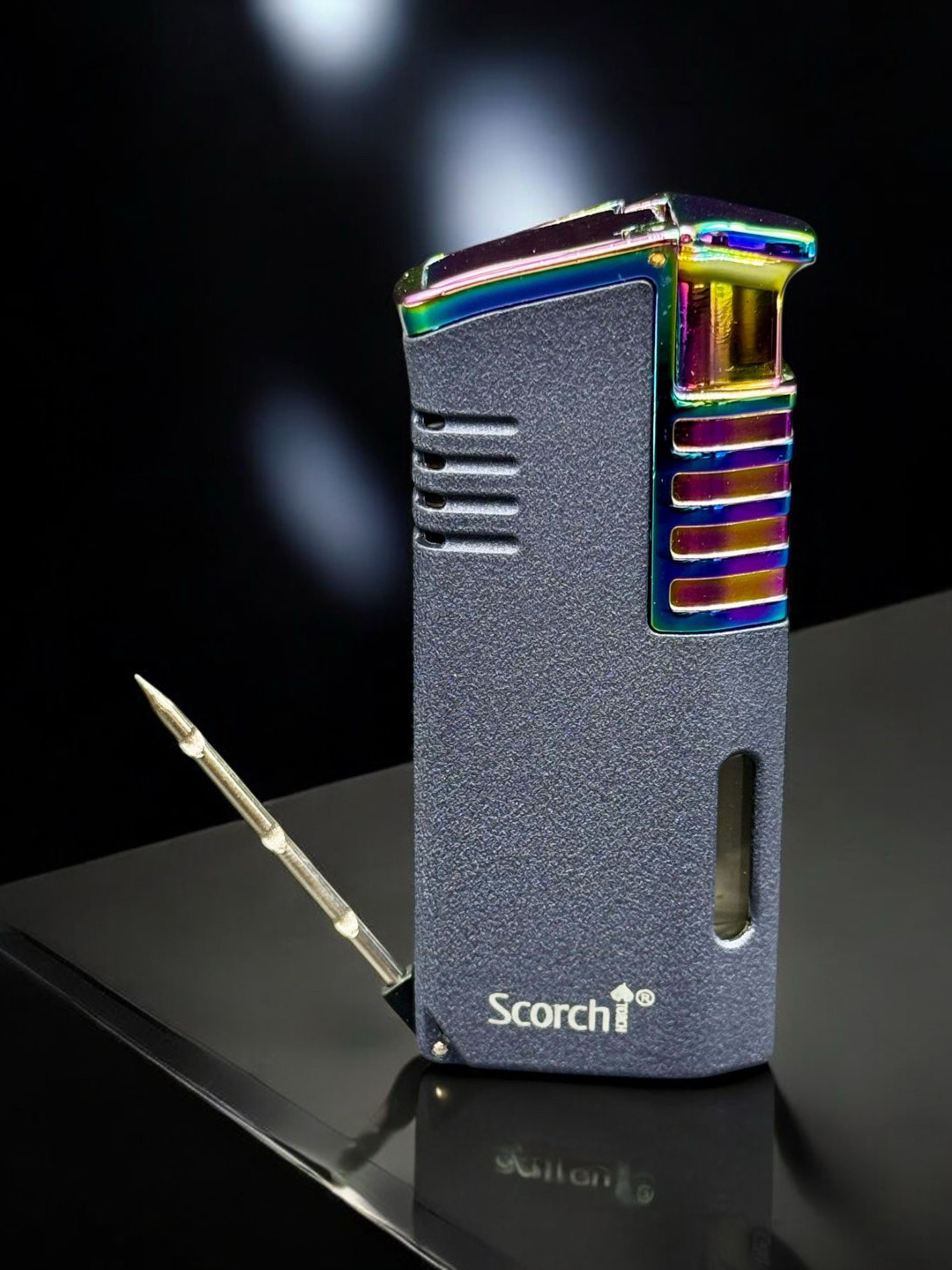 Preview pic of Scorch Torch 3T Triple Torch with Metal Poker - Model 61735